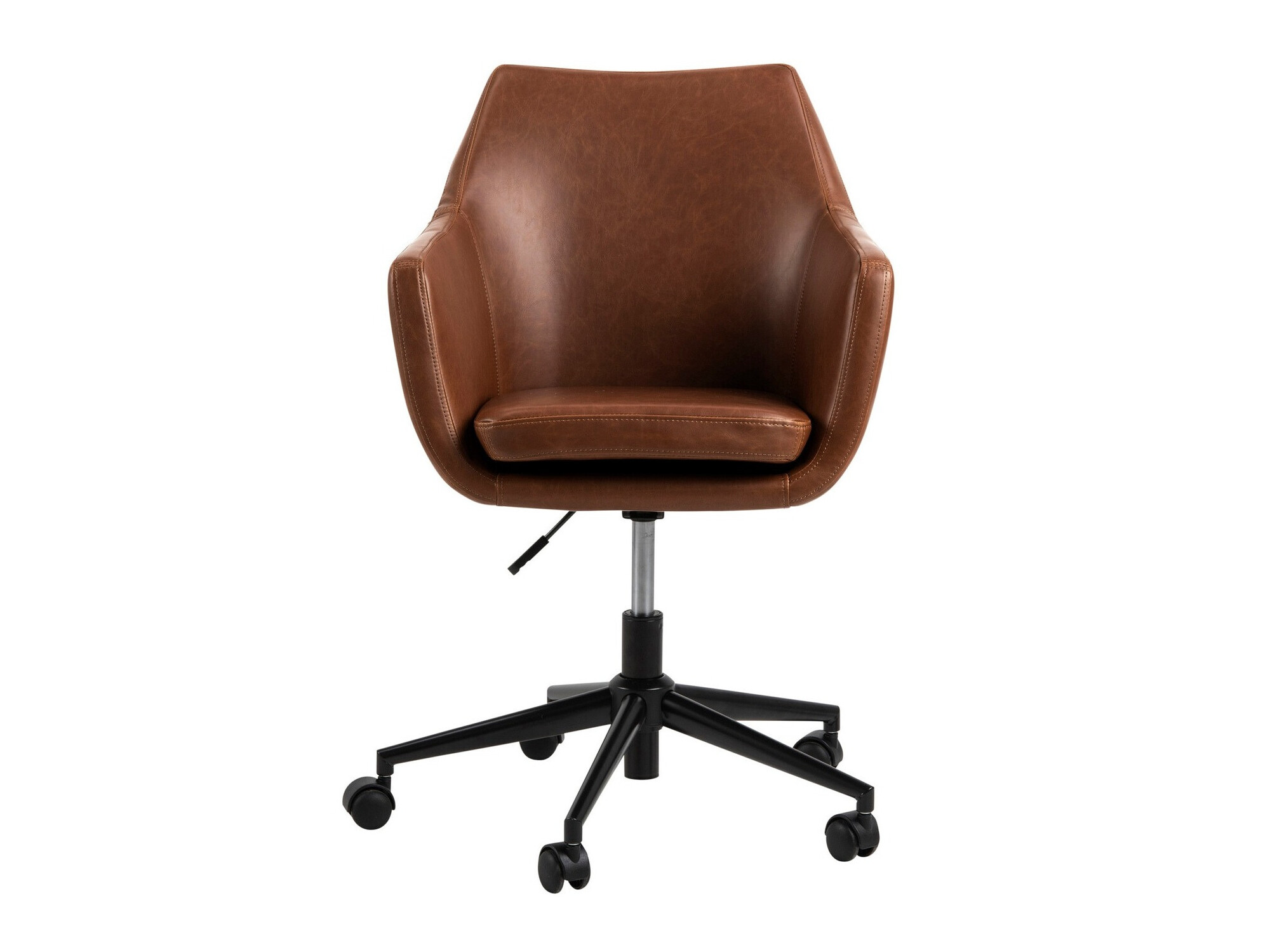 Office chair Norsica 166 (Black + Brown)