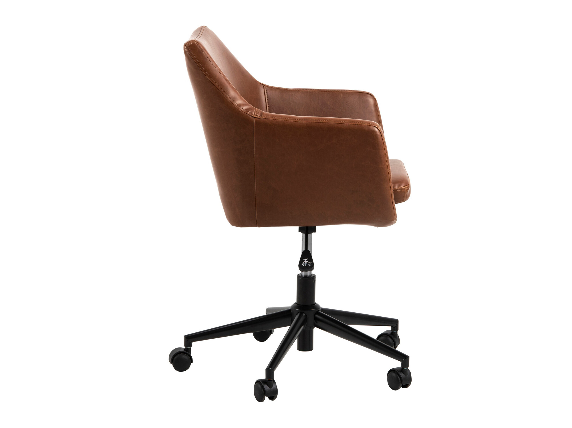 Office chair Norsica 166 (Black + Brown)