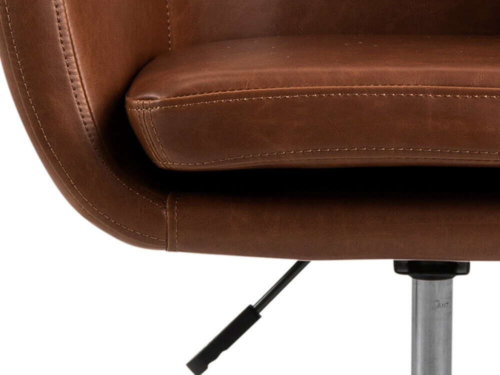 Office chair Norsica 166 (Black + Brown)