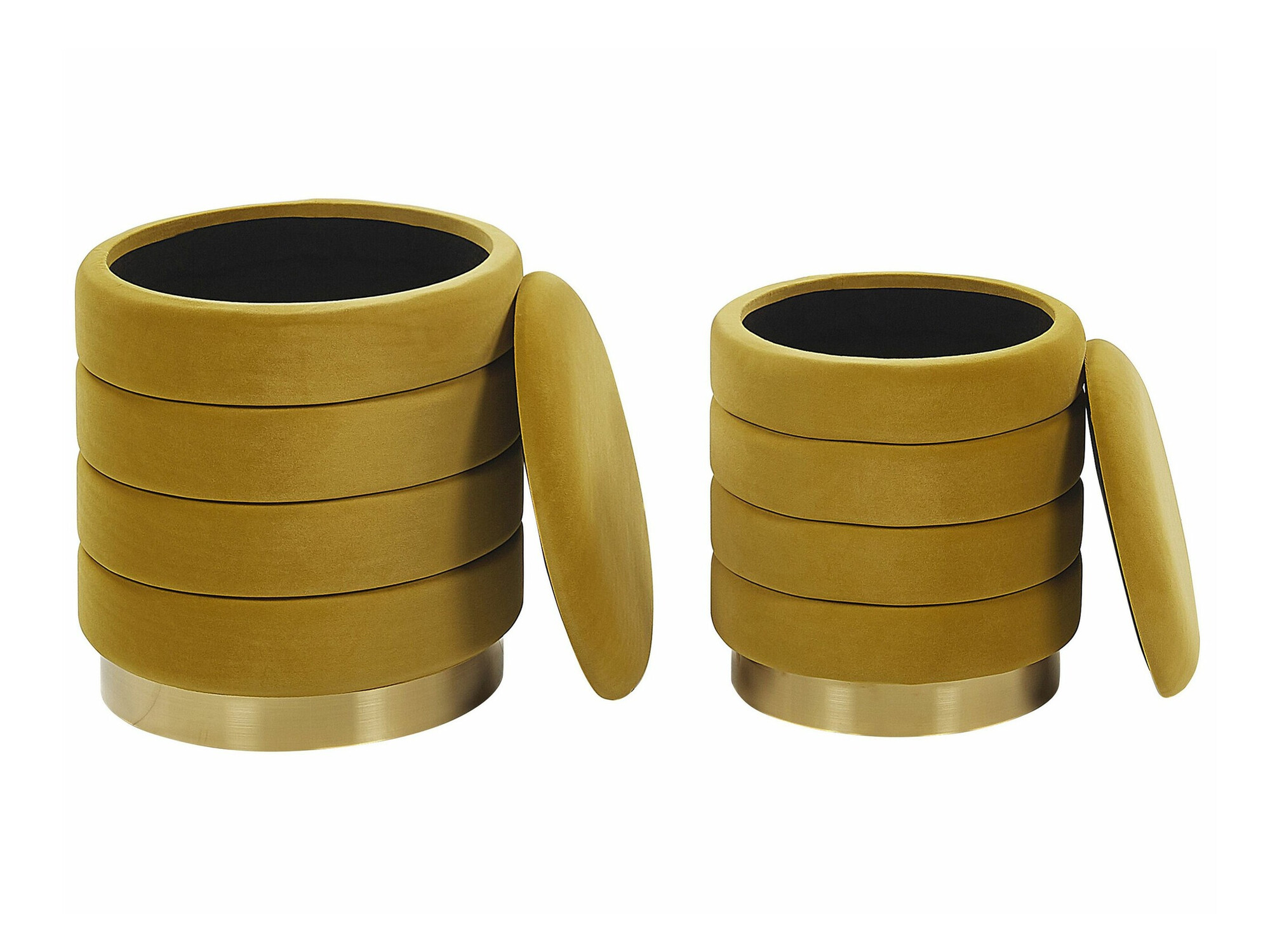 Ottoman set Berwyn 1577 (Dark yellow)