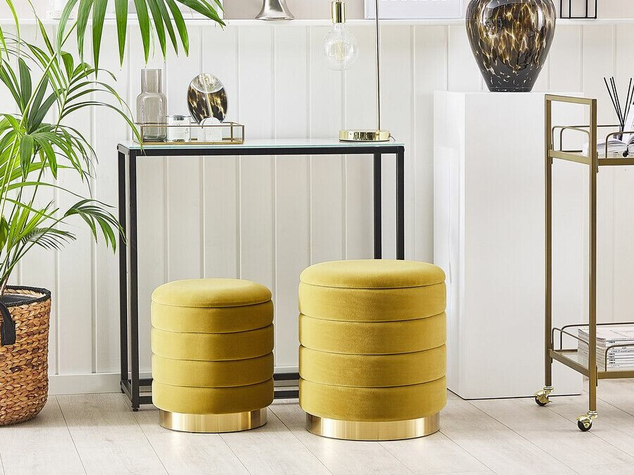 Ottoman set Berwyn 1577 (Dark yellow)