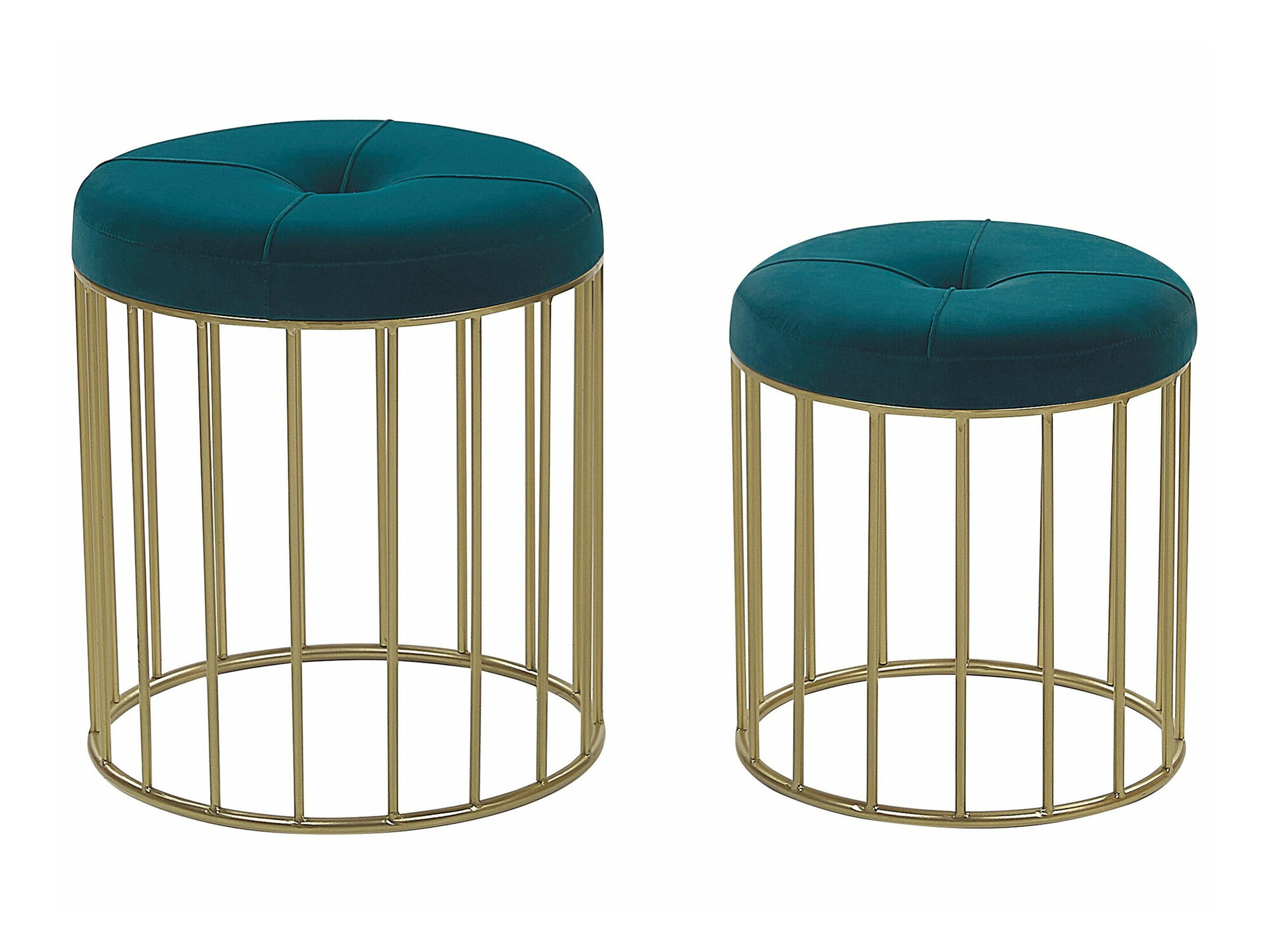Ottoman set Berwyn 1578 (Dark turquoise)