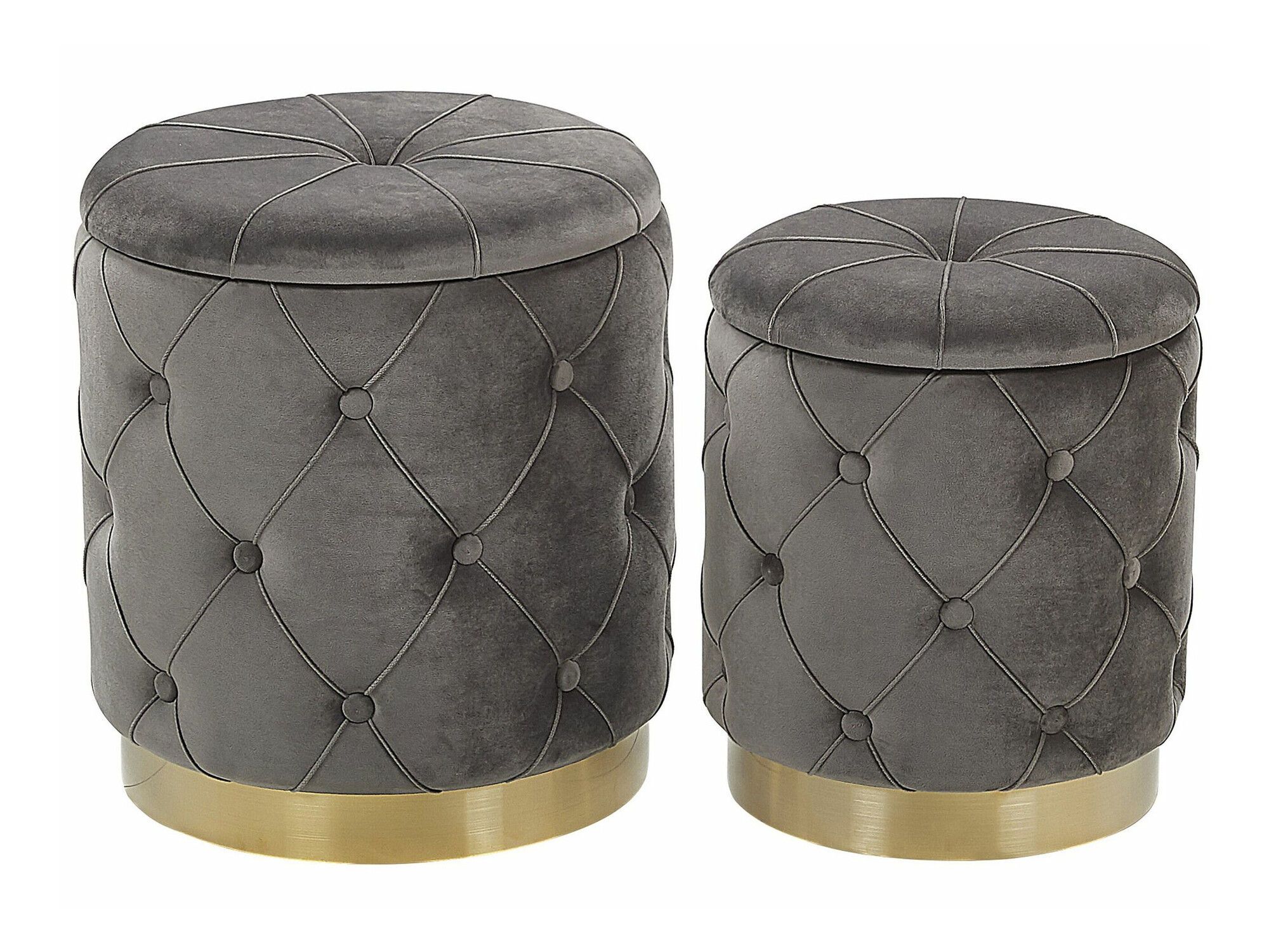Ottoman set Berwyn 1580 (Grey)