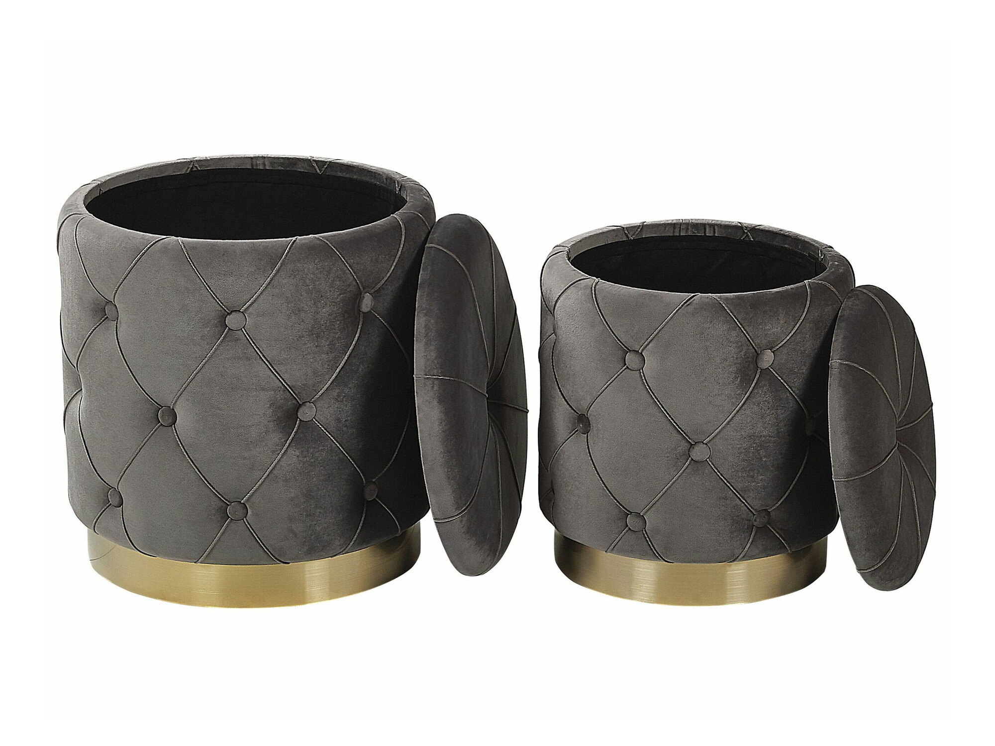 Ottoman set Berwyn 1580 (Grey)