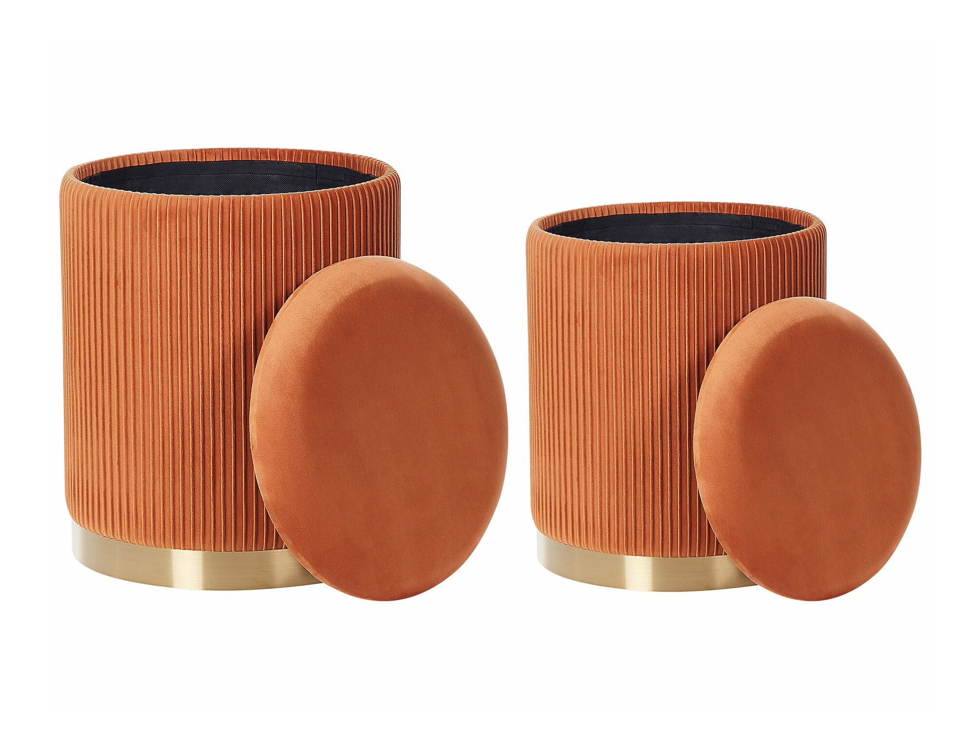 Ottoman set Berwyn 1583 (Orange)