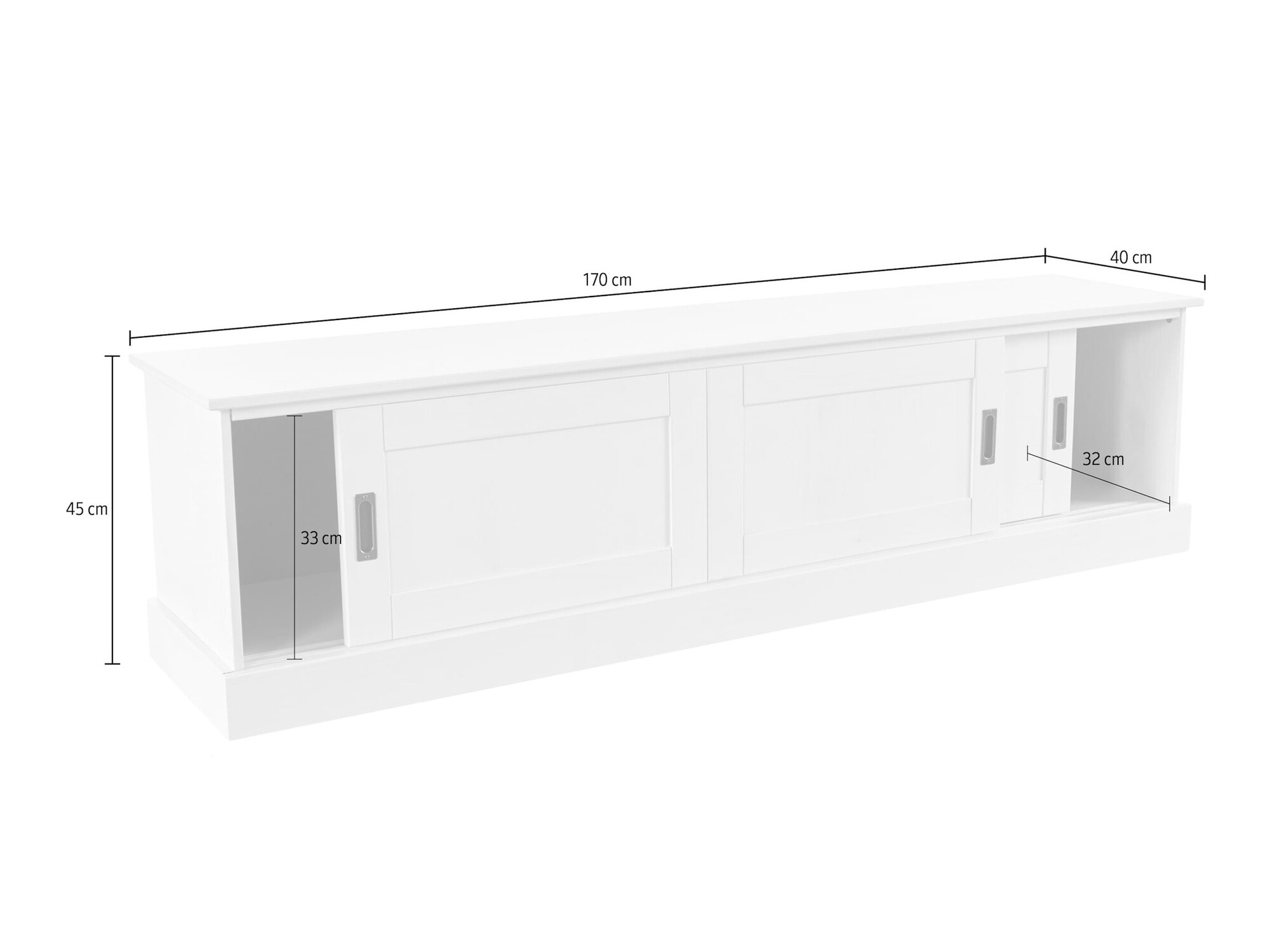 TV stand Felelma 102 (Light brown)