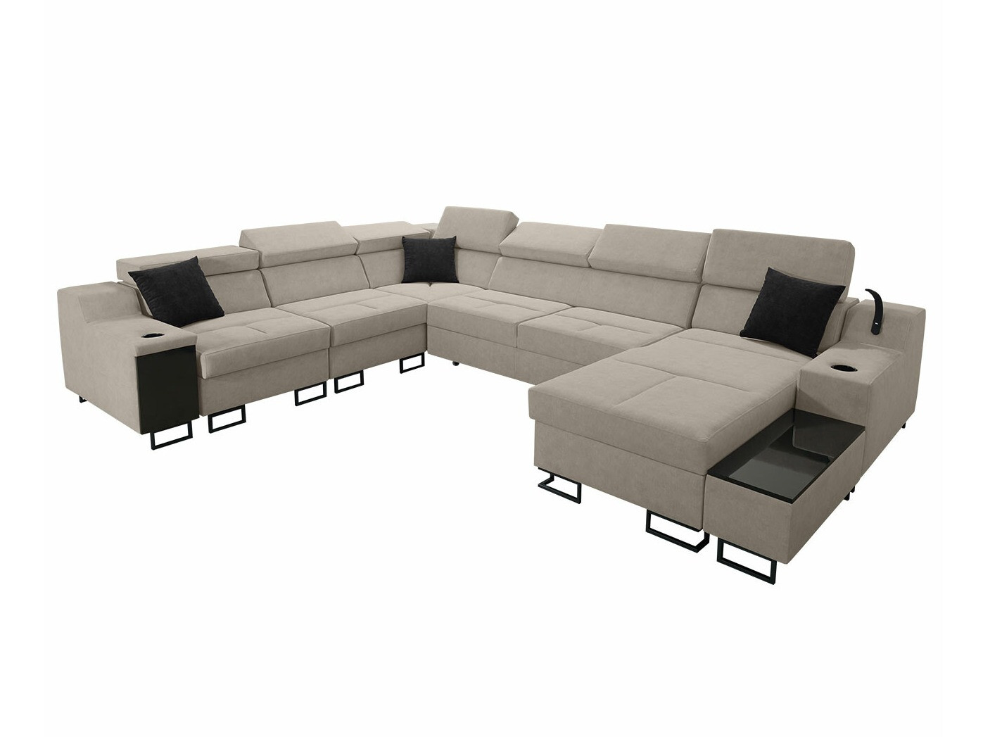Corner sofa Sarasota 160 (Uttario Velvet 2979 + Uttario Velvet 2980)