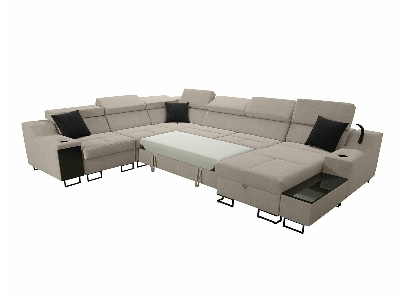 Corner sofa Sarasota 160 (Uttario Velvet 2980 + Uttario Velvet 2973)