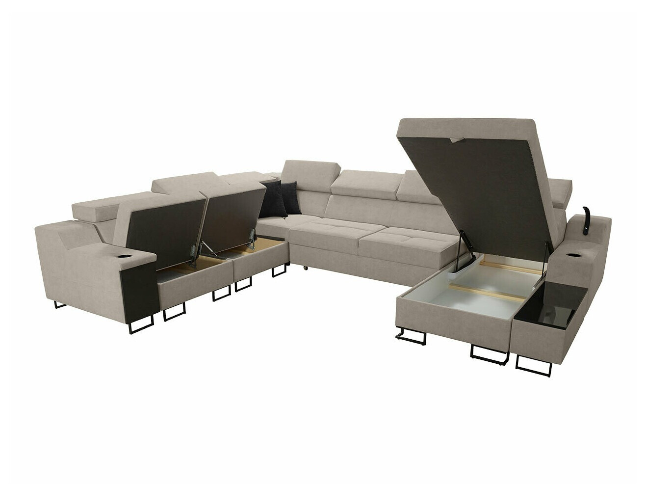 Corner sofa Sarasota 160 (Uttario Velvet 2980 + Uttario Velvet 2973)