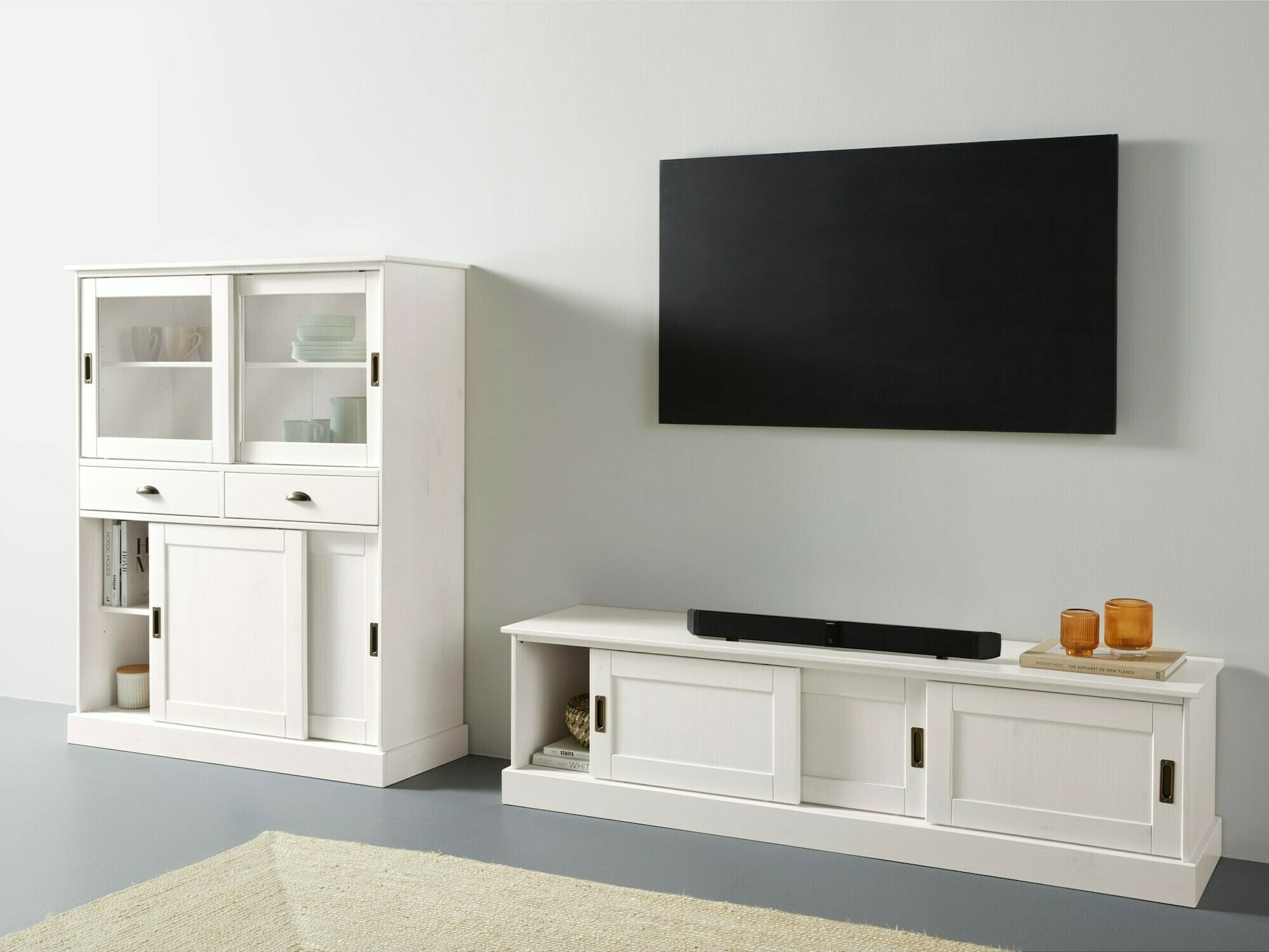 Living room set Felelma 105 (White)