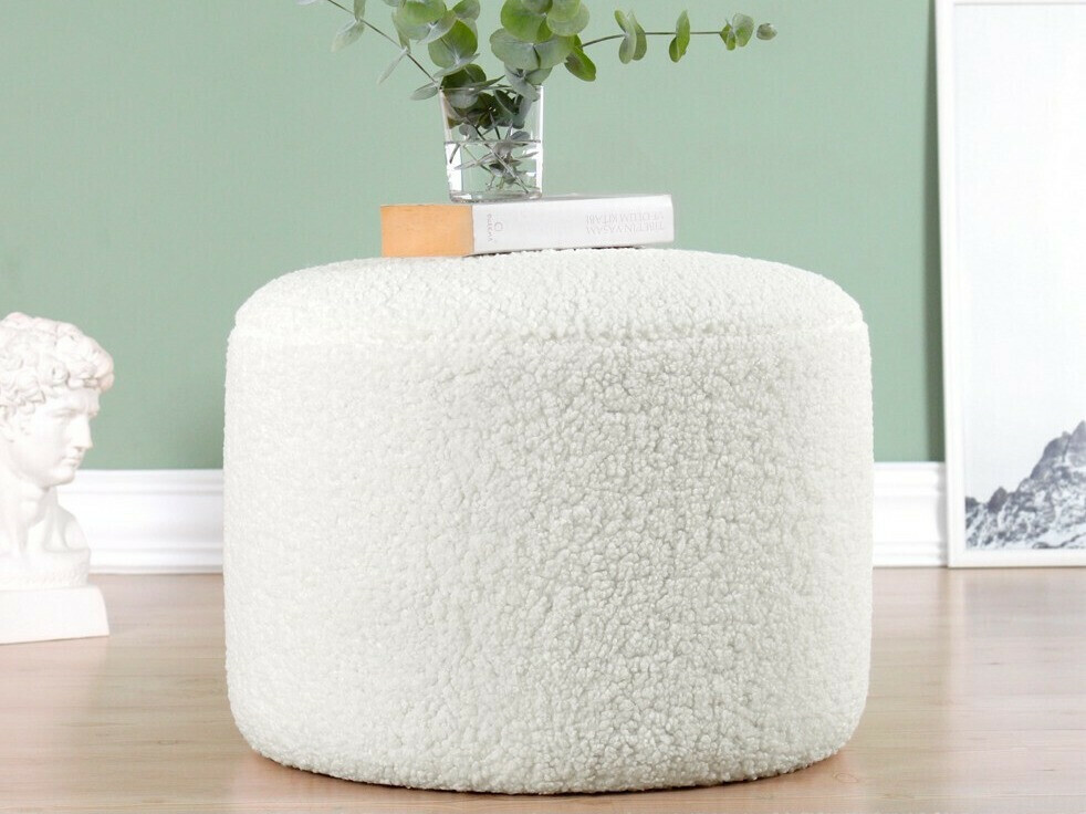 Σκαμπό σαλονιού Altadena 467 (Άσπρο)