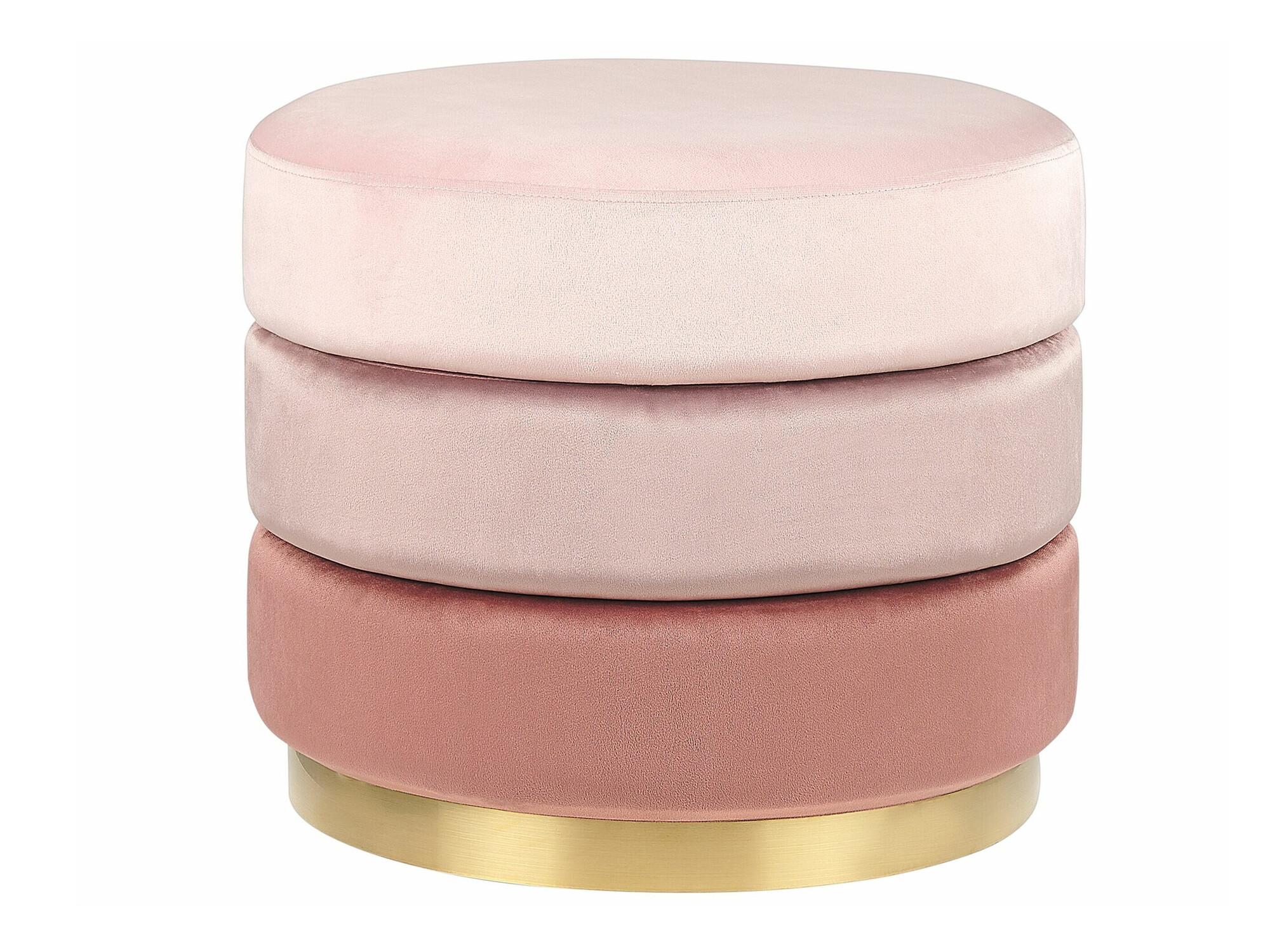 Σκαμπό σαλονιού Berwyn 1599 (Ροζ)