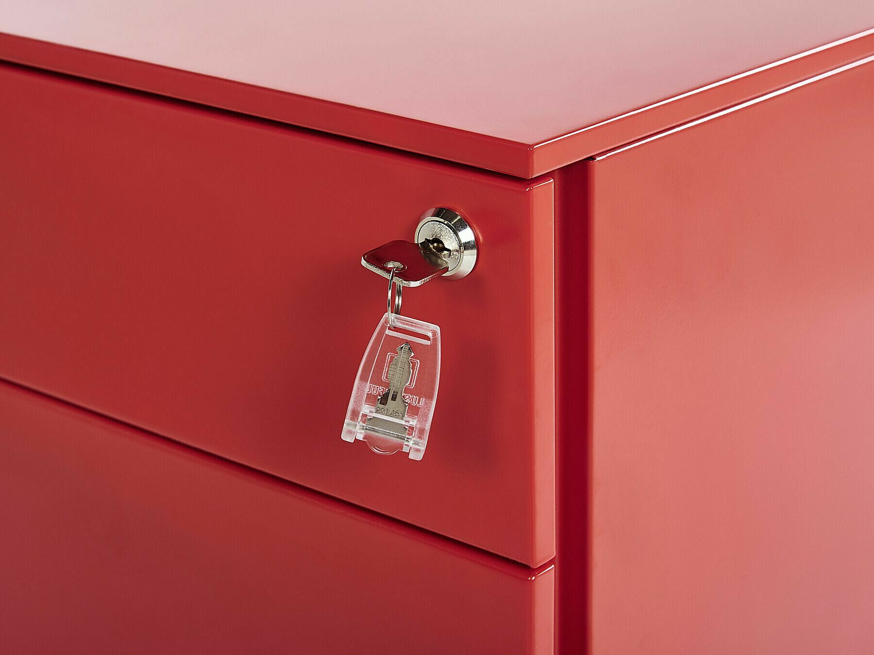 Under-desk pedestal Berwyn 1521 (Red)