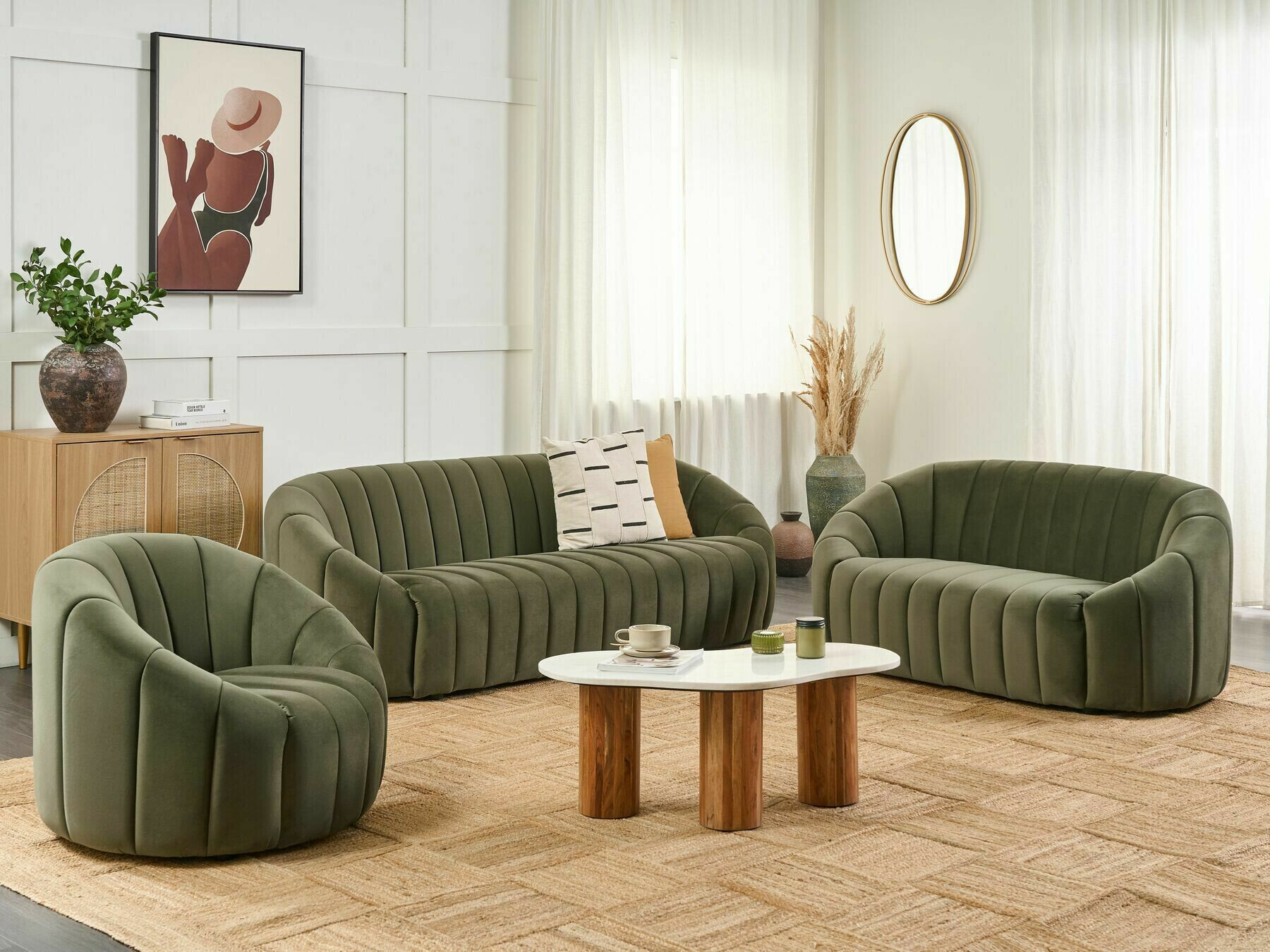 Sofa Berwyn 1270 (Dark green)