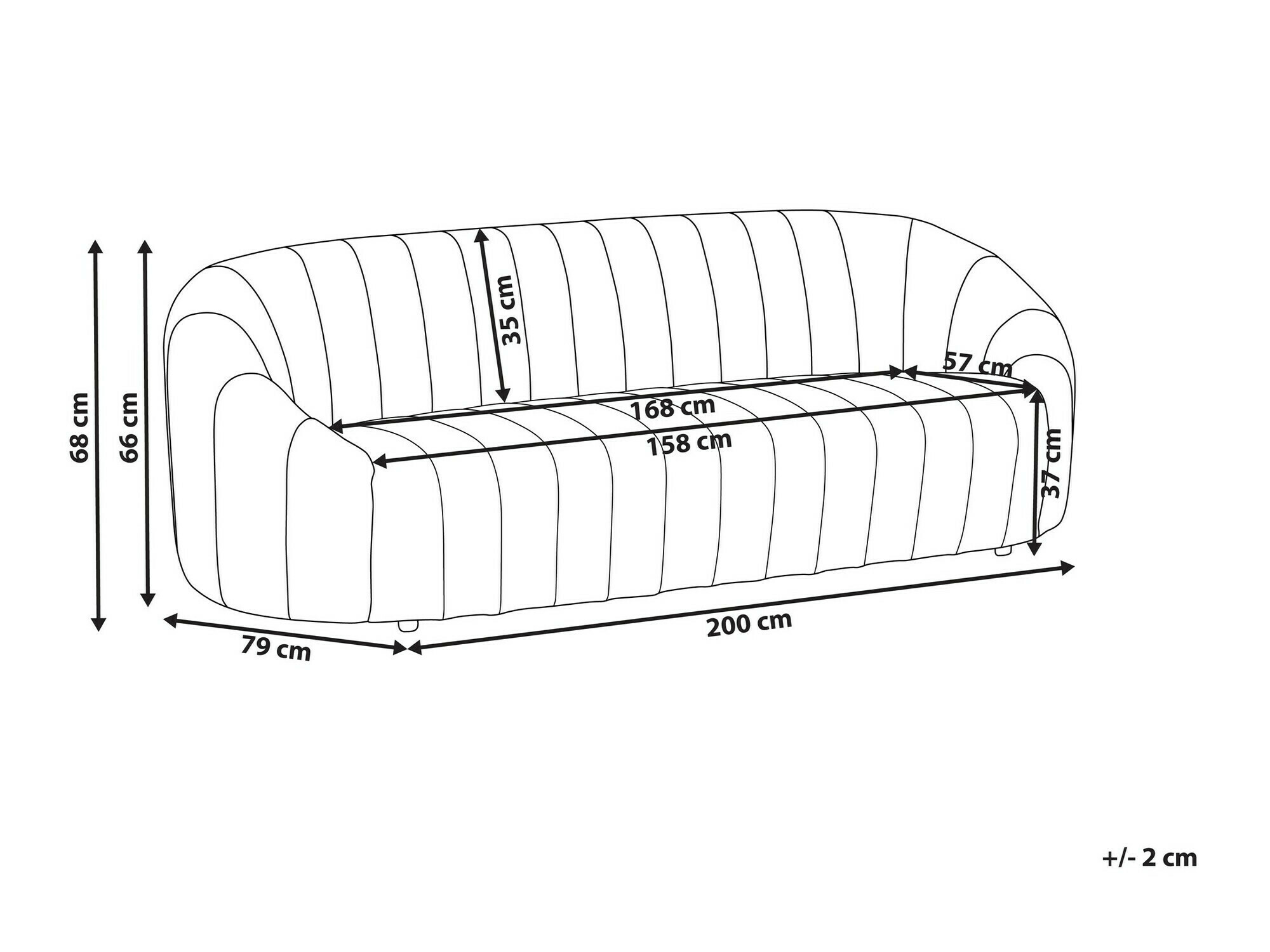 Sofa Berwyn 1270 (Dark green)