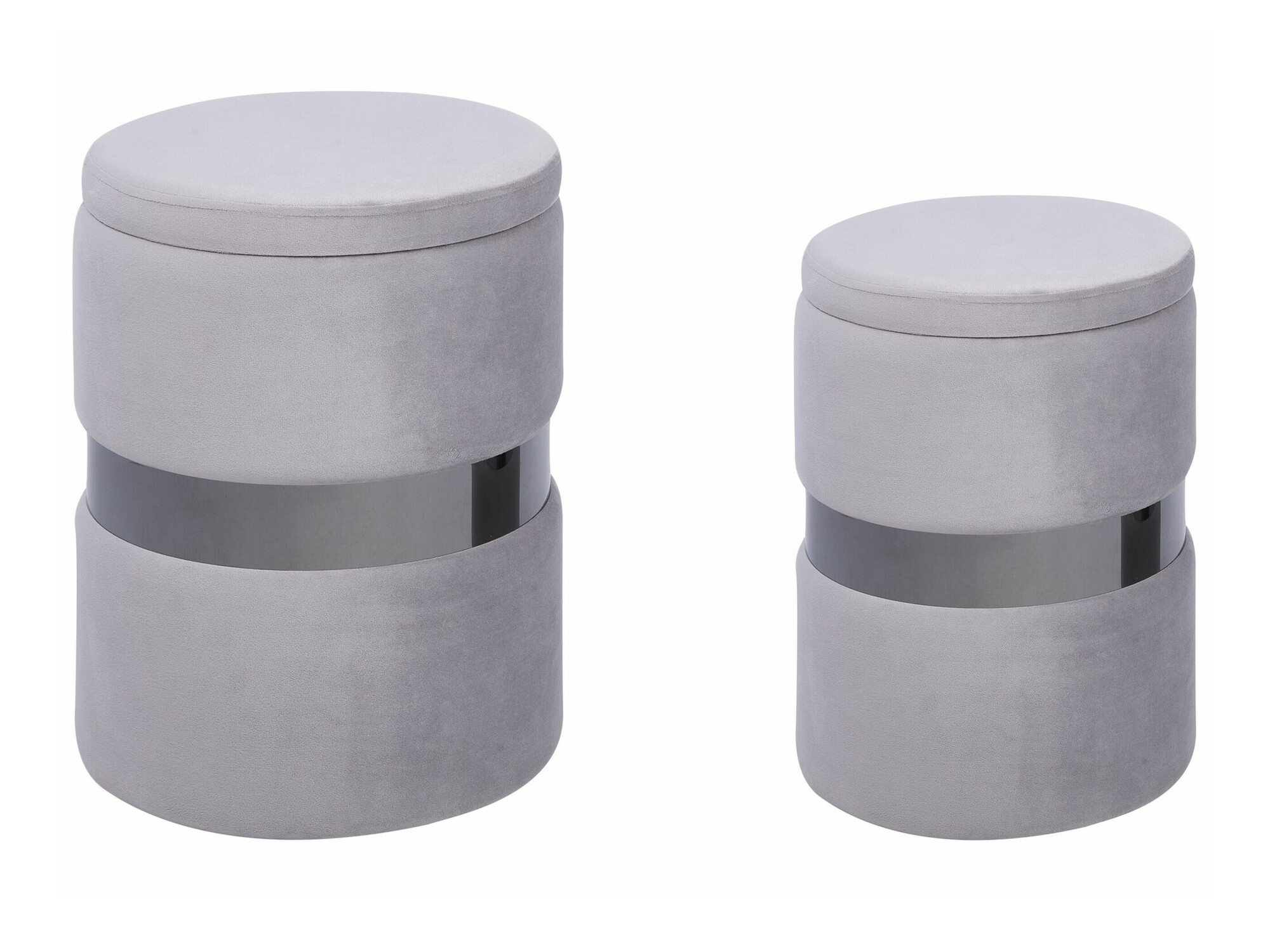 Σετ σκαμπό σαλονιού Berwyn 1629 (Γκρι)