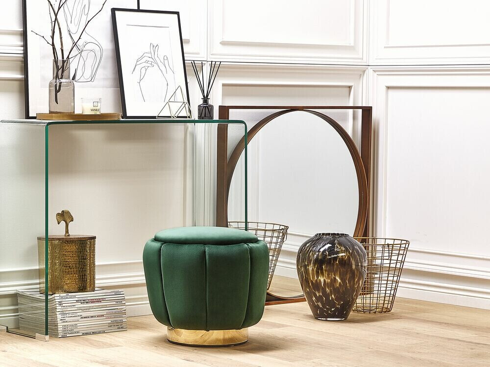 Σκαμπό σαλονιού Berwyn 1627 (Πράσινο)