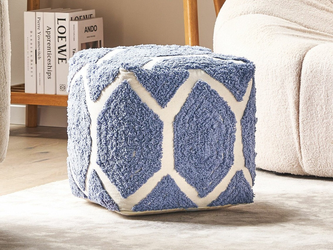 Ottoman Berwyn 1632 (Beige + Blue)