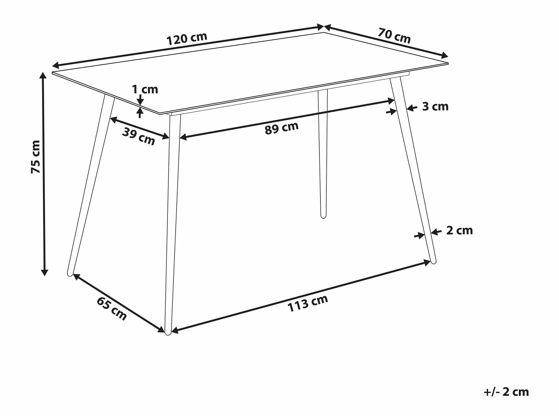 Table Berwyn 1633