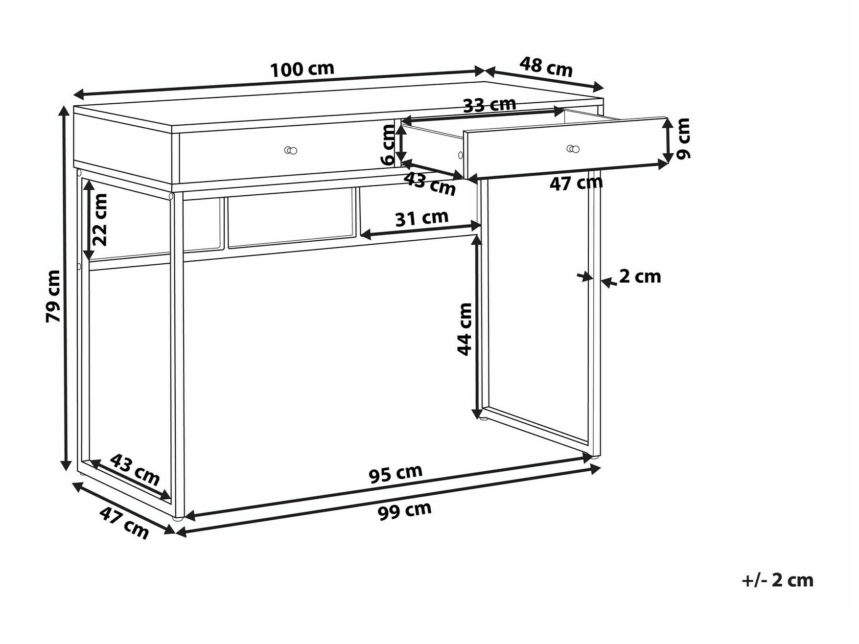 Desk Berwyn 1644