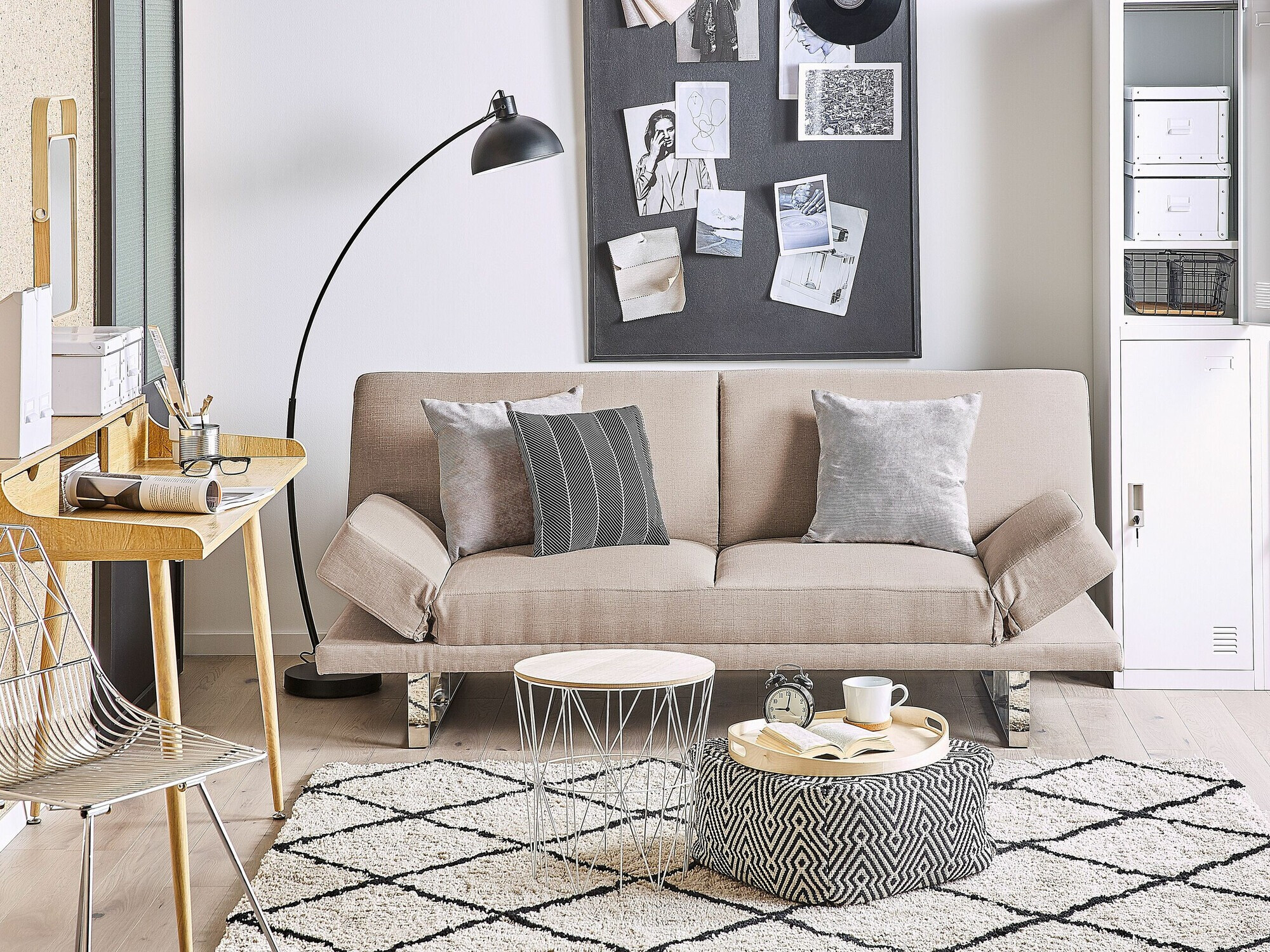 Sofa bed Berwyn 1646 (Beige)