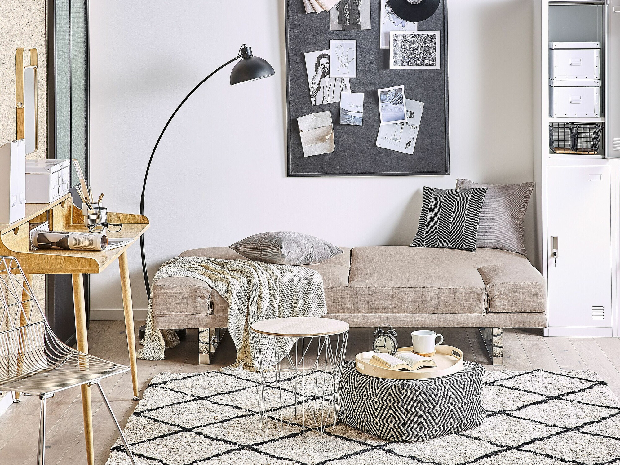 Sofa bed Berwyn 1646 (Beige)
