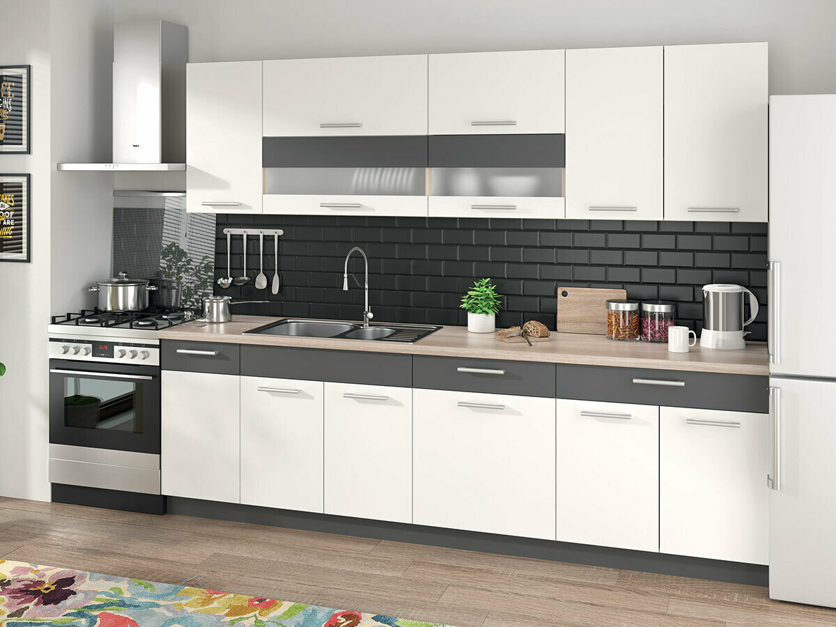 Modular wall cabinet Mode White 106