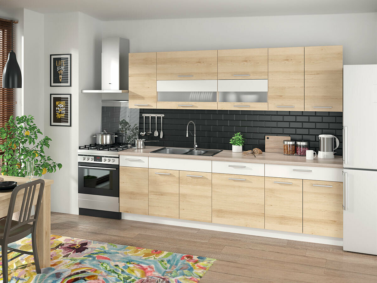 Πολυμορφικό ντουλάπι τοίχου Mode Beech 125