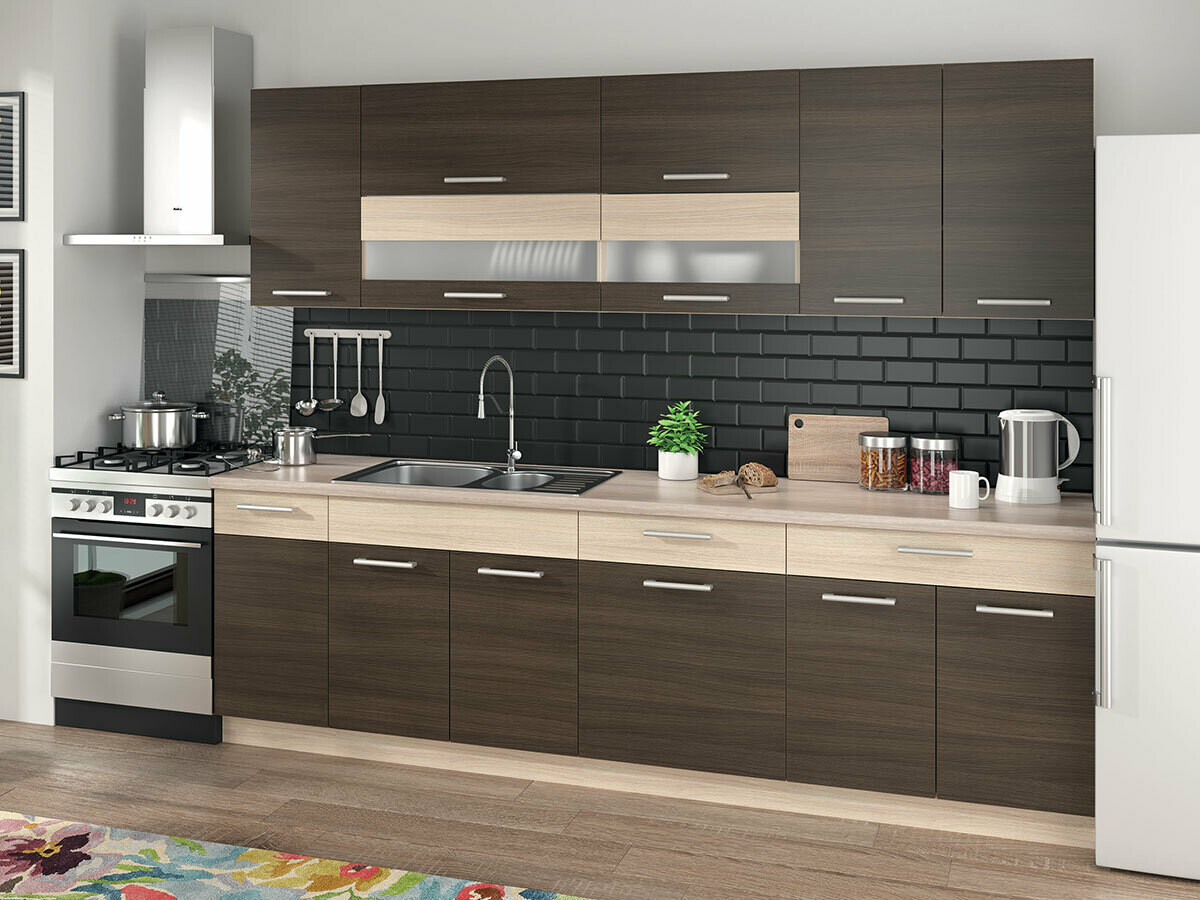 Πολυμορφικό ντουλάπι τοίχου Mode Dark 100