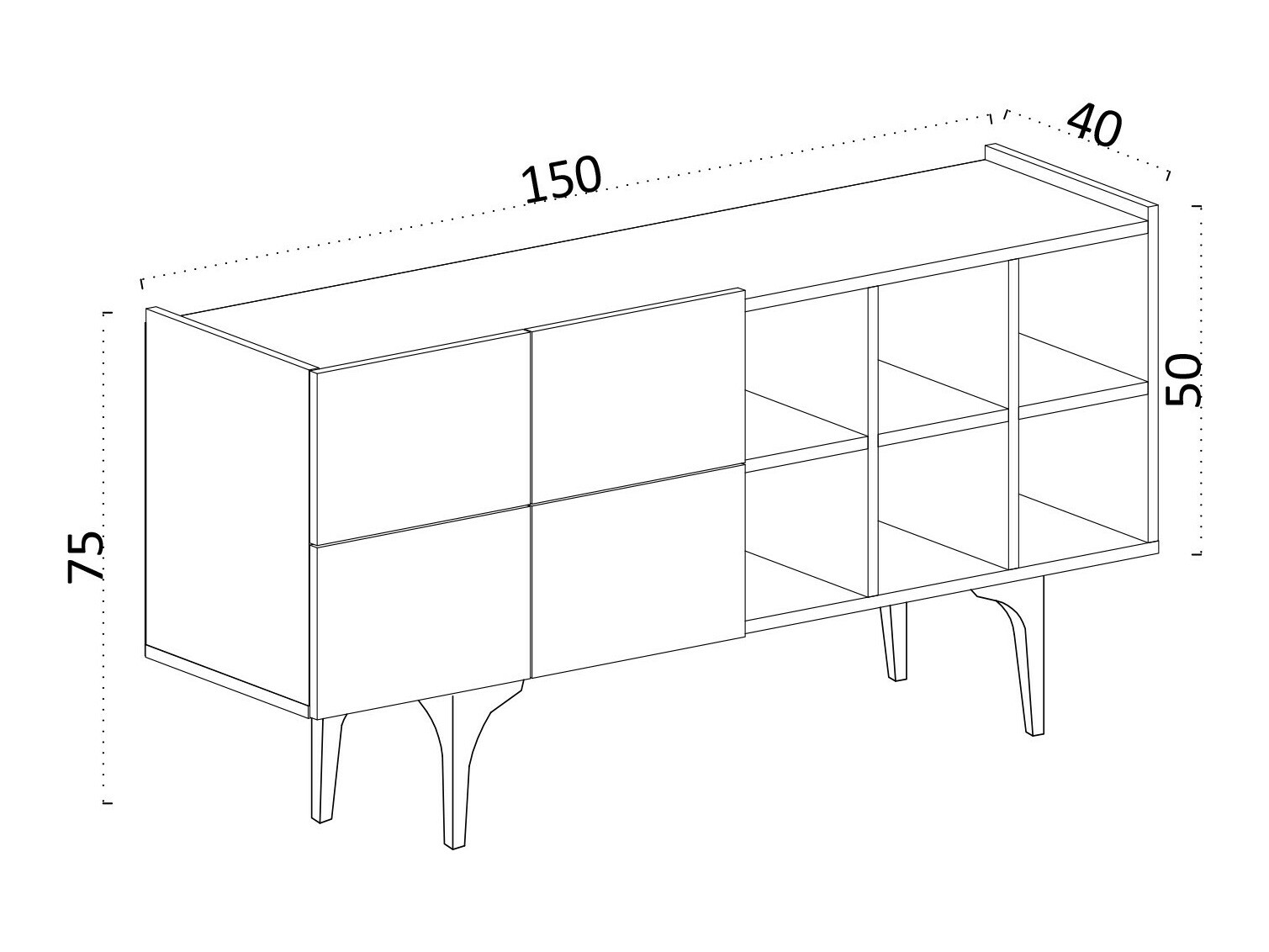 Sideboard Kailua 1749