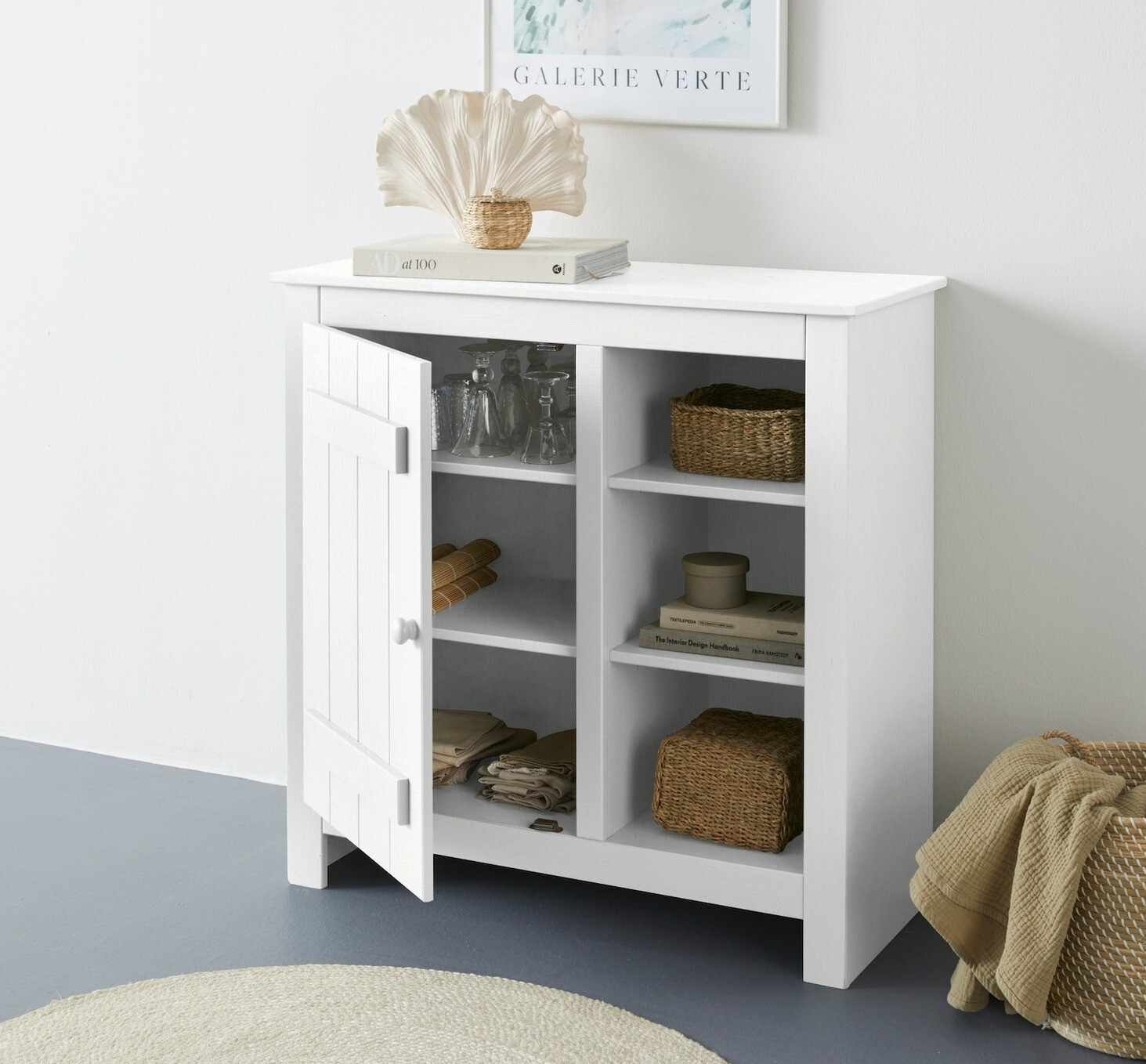 Μπουφέ Denton 1275 (Άσπρο)