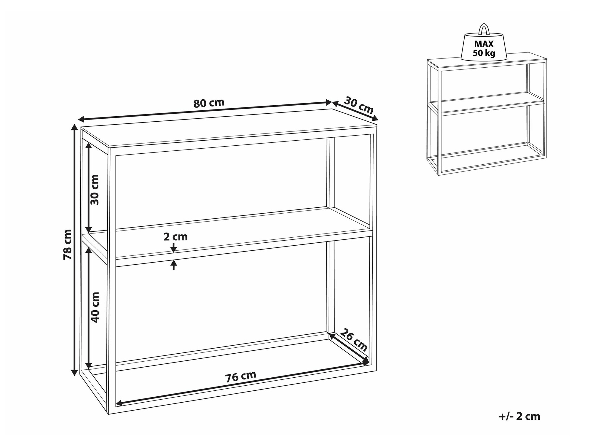 Console table Berwyn 1703