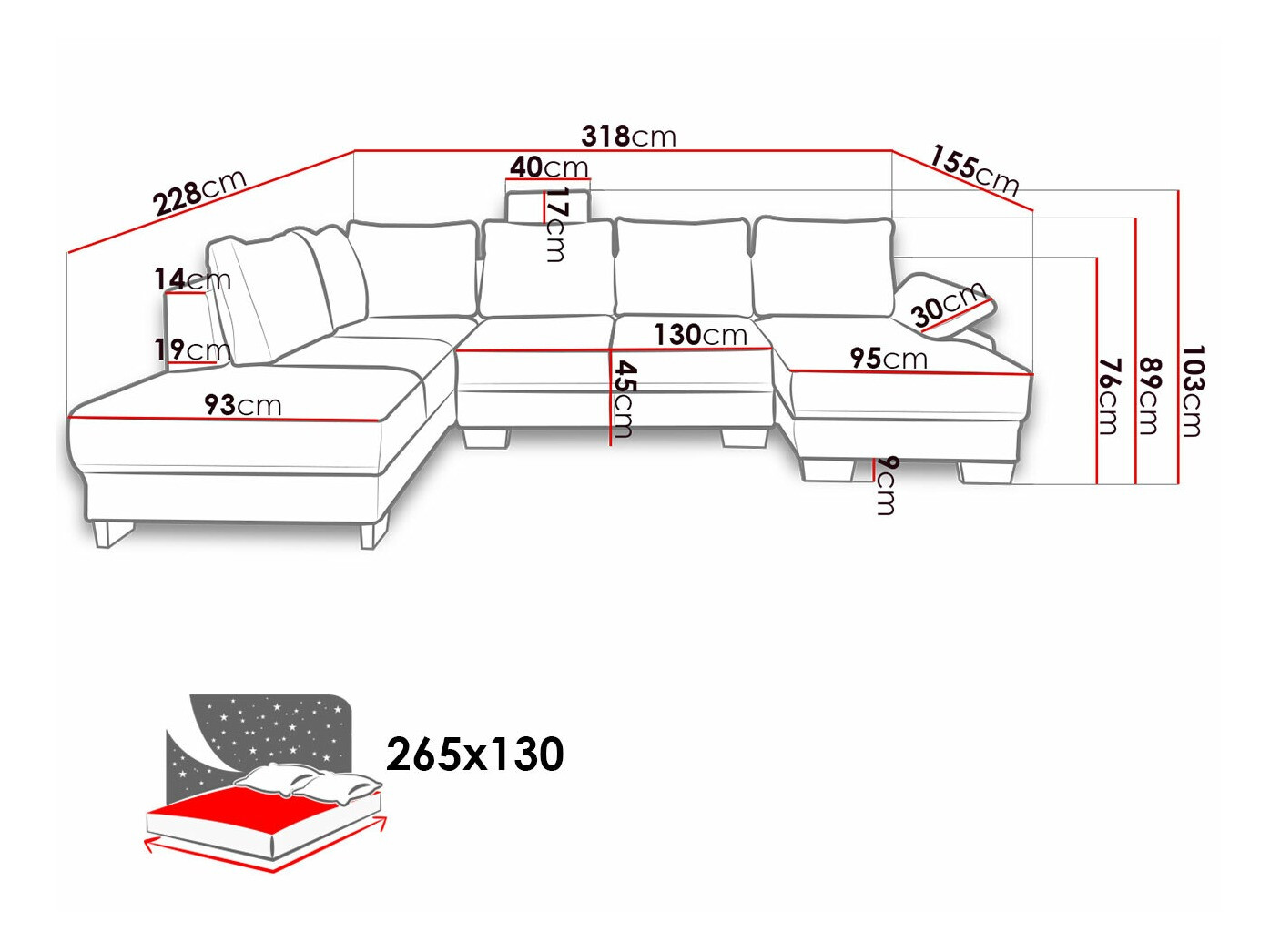 Corner sofa Lincoln 184 (Barrel 19)