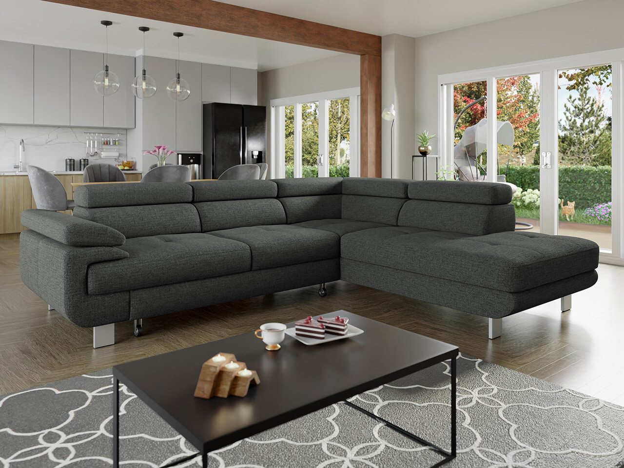 Corner sofa Lincoln 188 (Barrel 97)