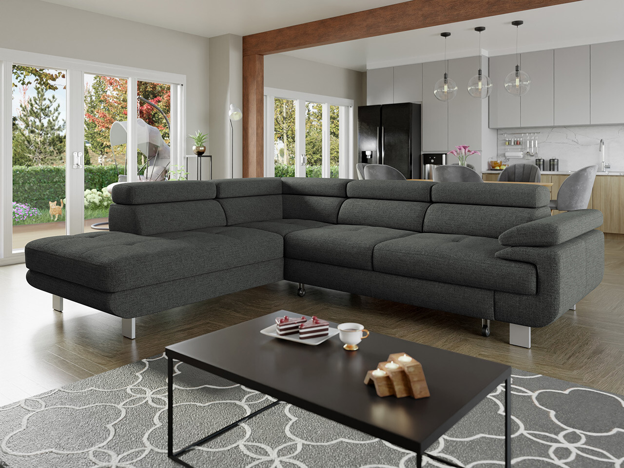 Corner sofa Lincoln 188 (Barrel 97)