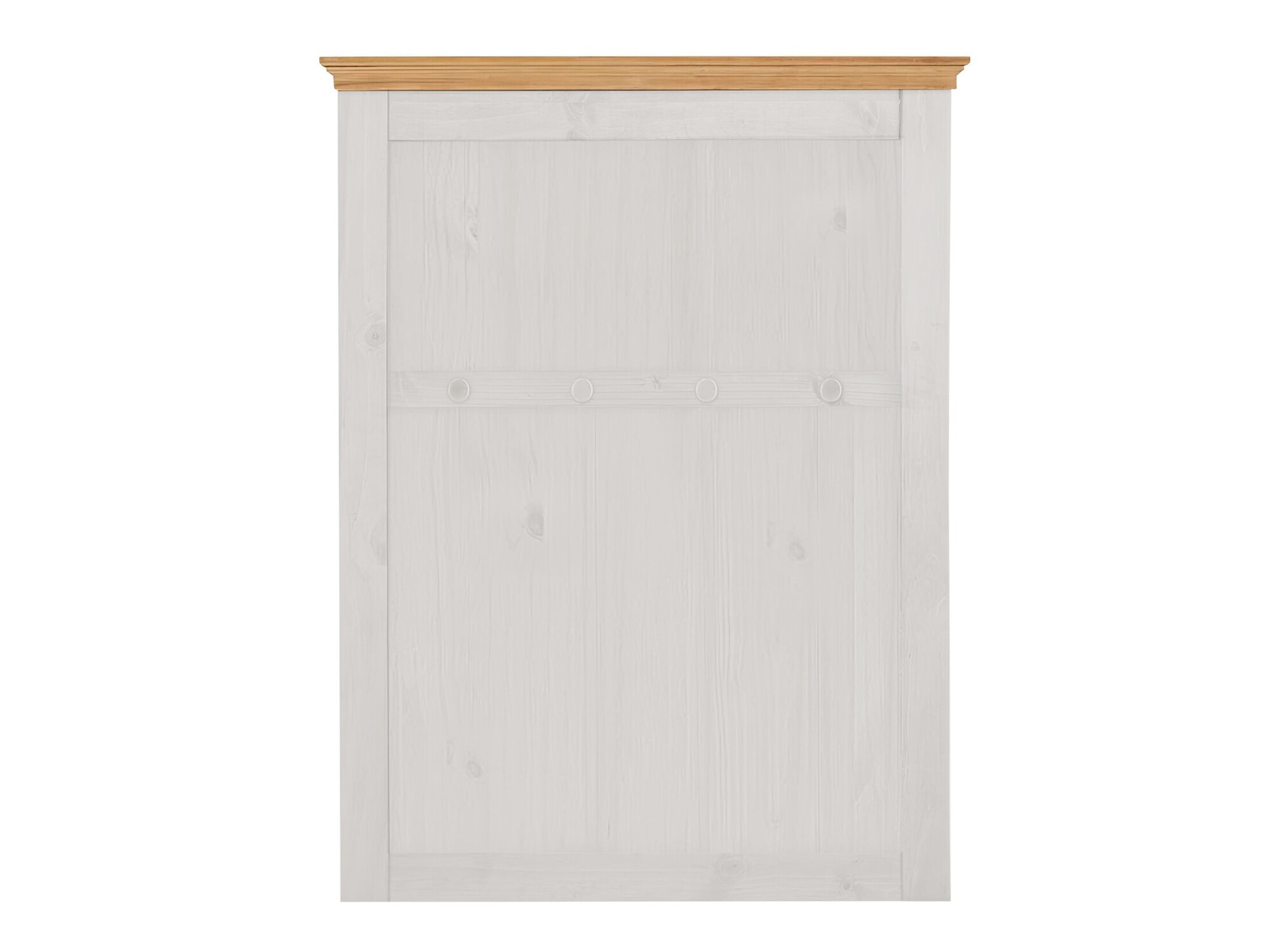 Coat rack Denton 1298 (White + Light brown)