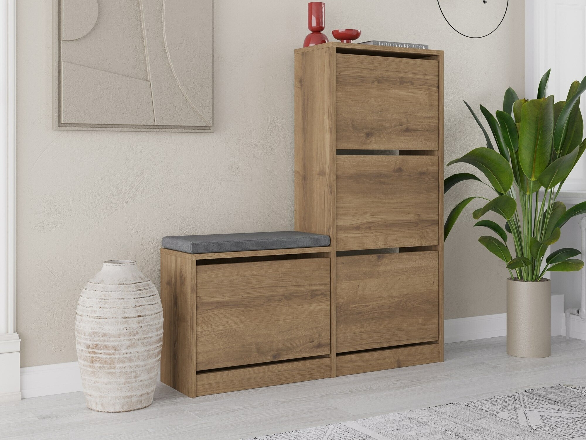 Shoe cabinet Kailua 1879 (Walnut)