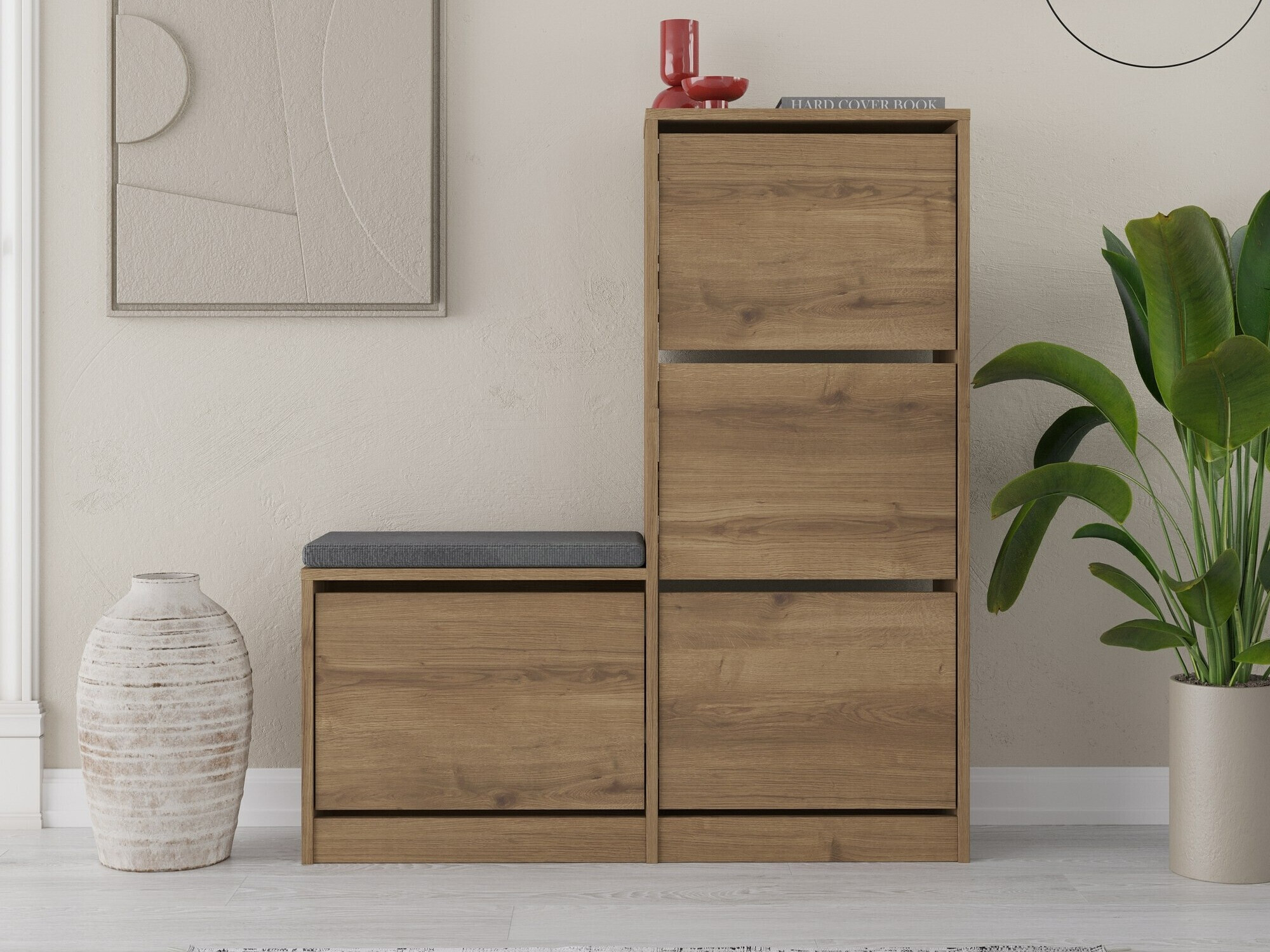 Shoe cabinet Kailua 1879 (Walnut)