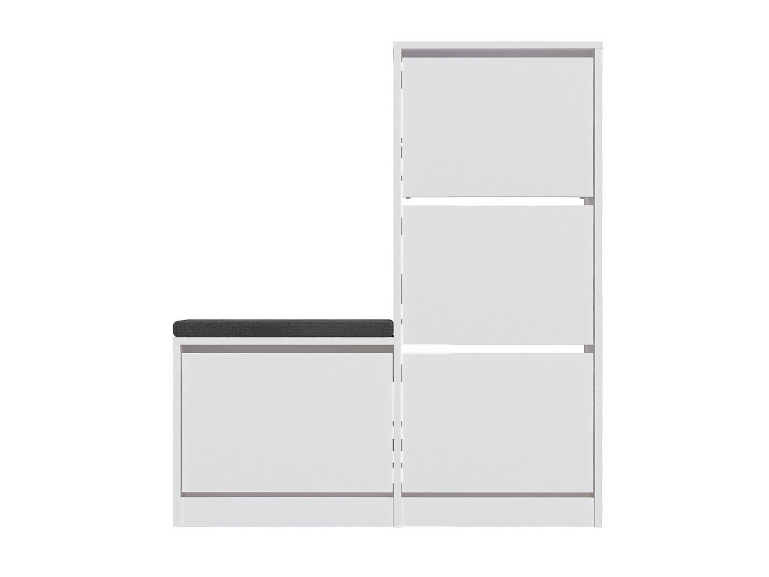 Shoe cabinet Kailua 1879 (White)