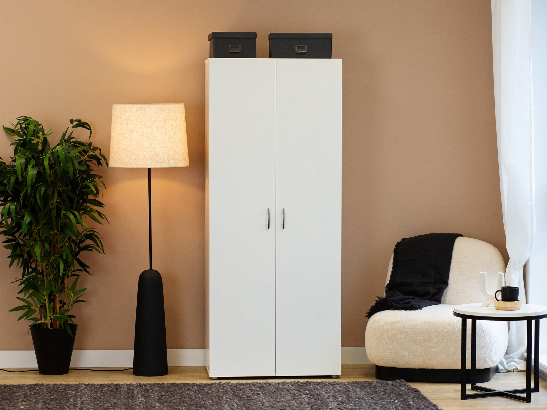Wardrobe Bristol 183 (White)