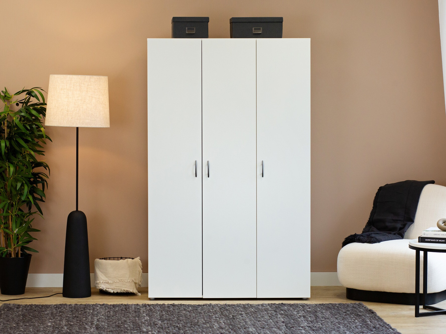 Wardrobe Bristol 184 (White)