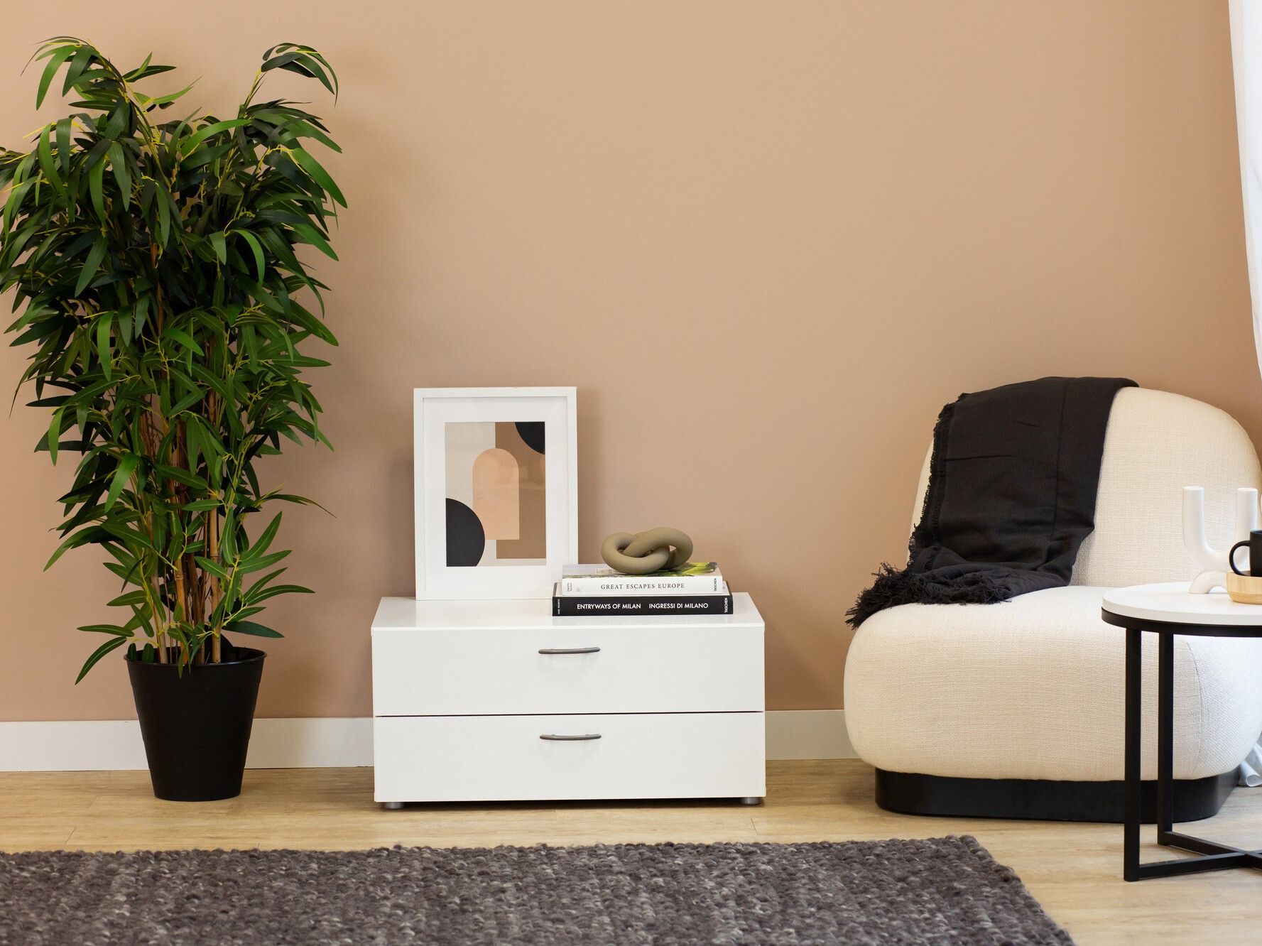 Βοηθητικό τραπεζάκι Bristol 185 (Άσπρο)