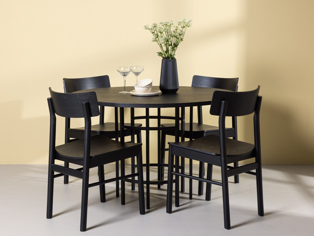 Dining set Dallas 4336 (Black)