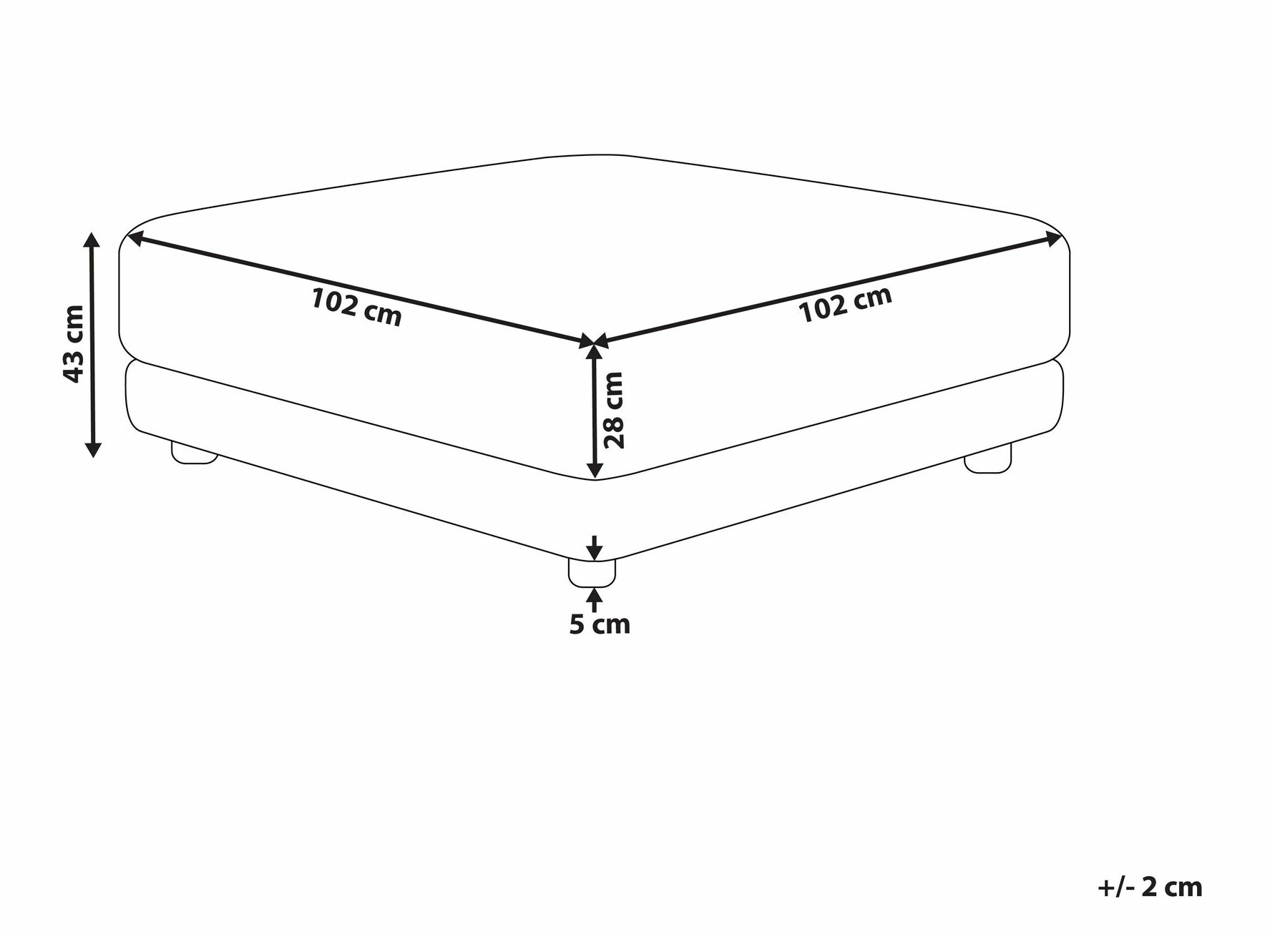 Σκαμπό σαλονιού Berwyn 1745 (Μπεζ)