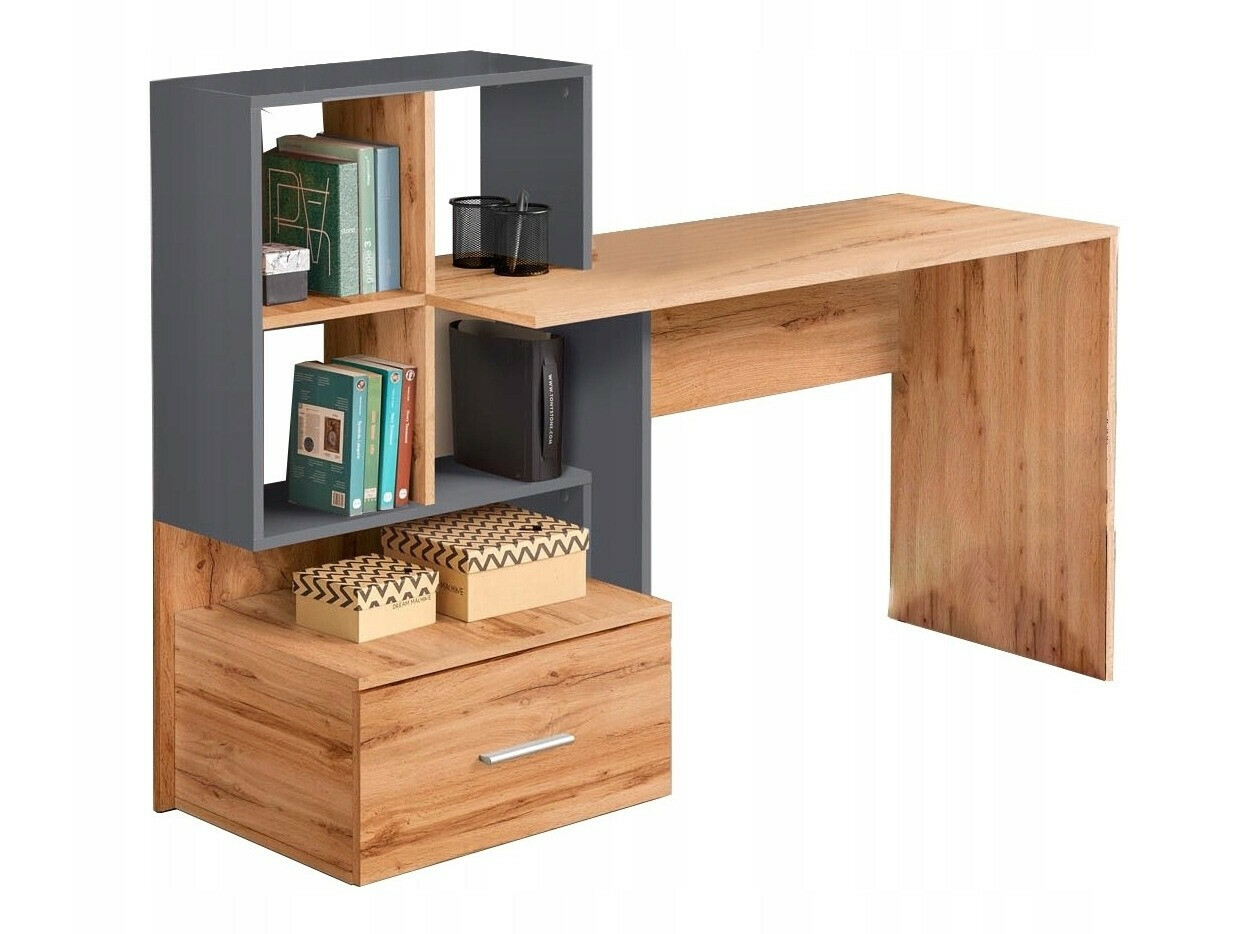 Γραφείο Houston 826 (Δρυς wotan + Ανθρακί)