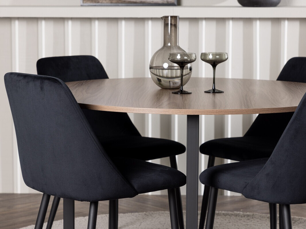 Dining set Dallas 4598 (Black)
