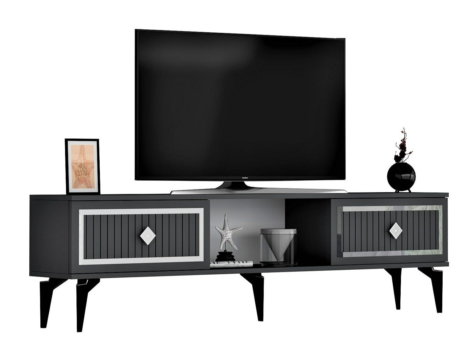 TV stand Kailua 1986 (Anthracite)