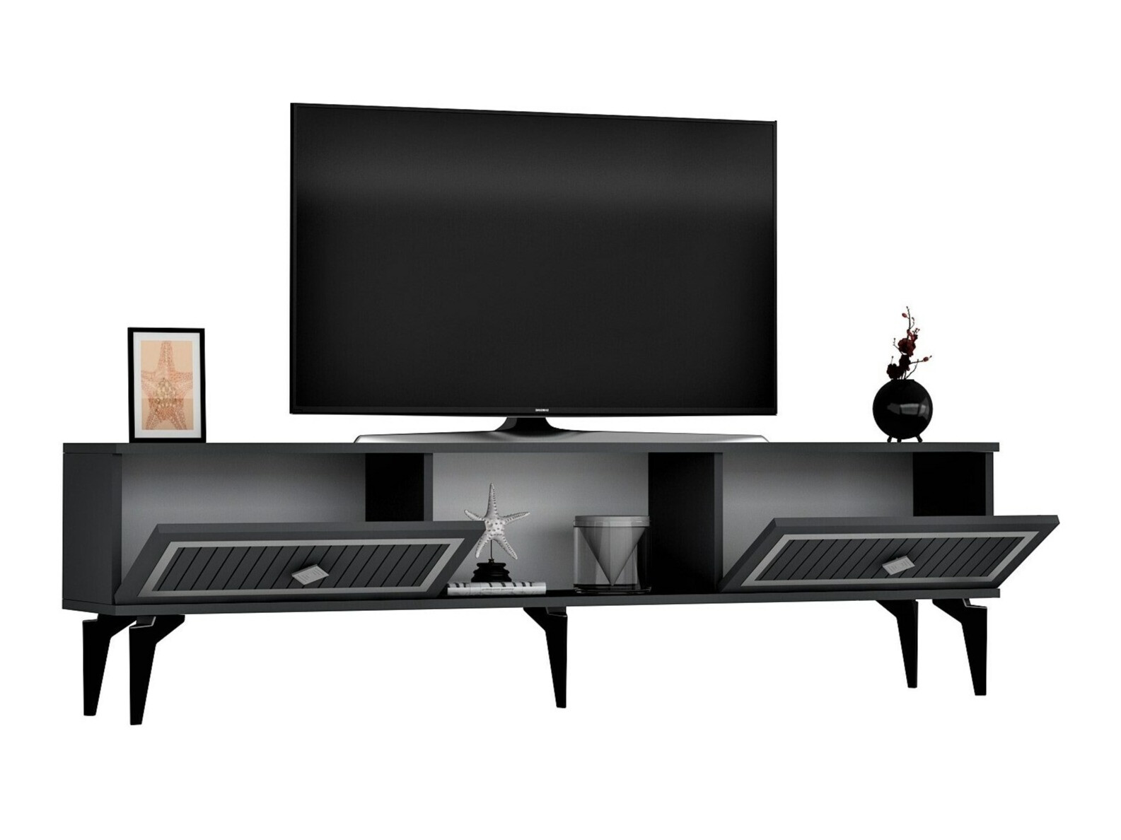 TV stand Kailua 1986 (Anthracite)