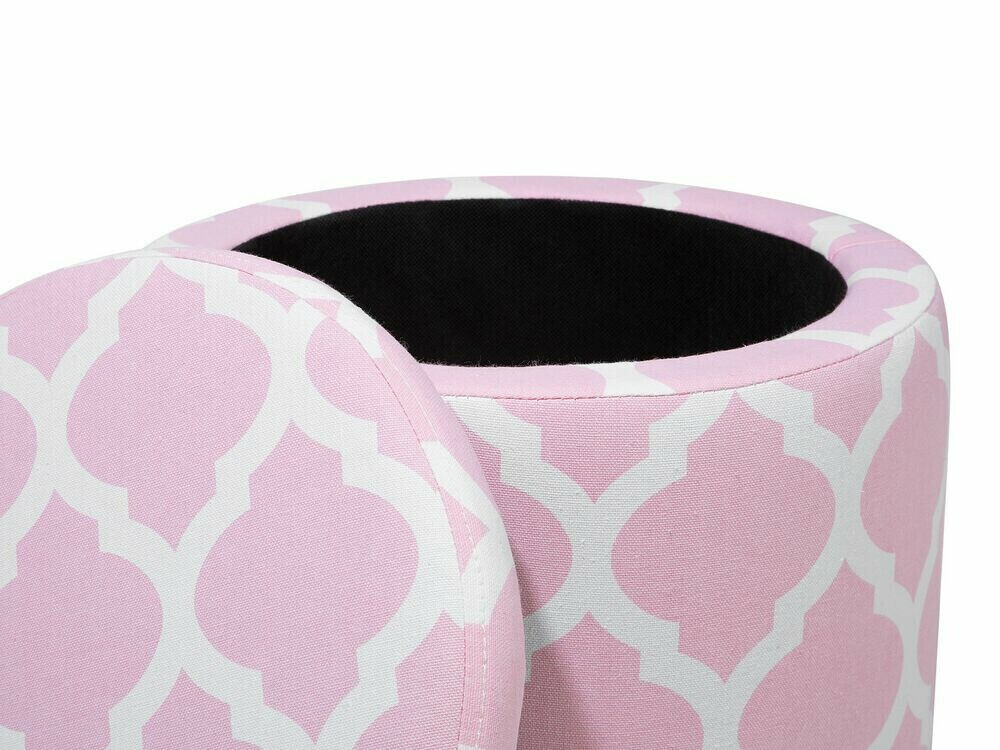 Ottoman Berwyn 1244 (Pink + White)
