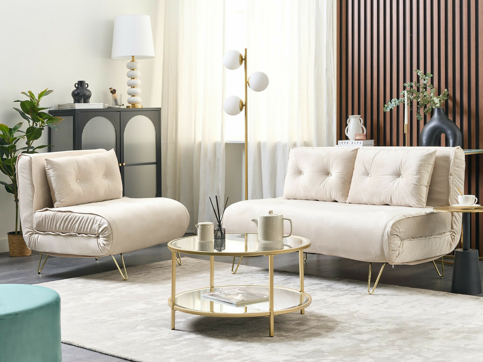 Armchair Berwyn 1759 (Beige)